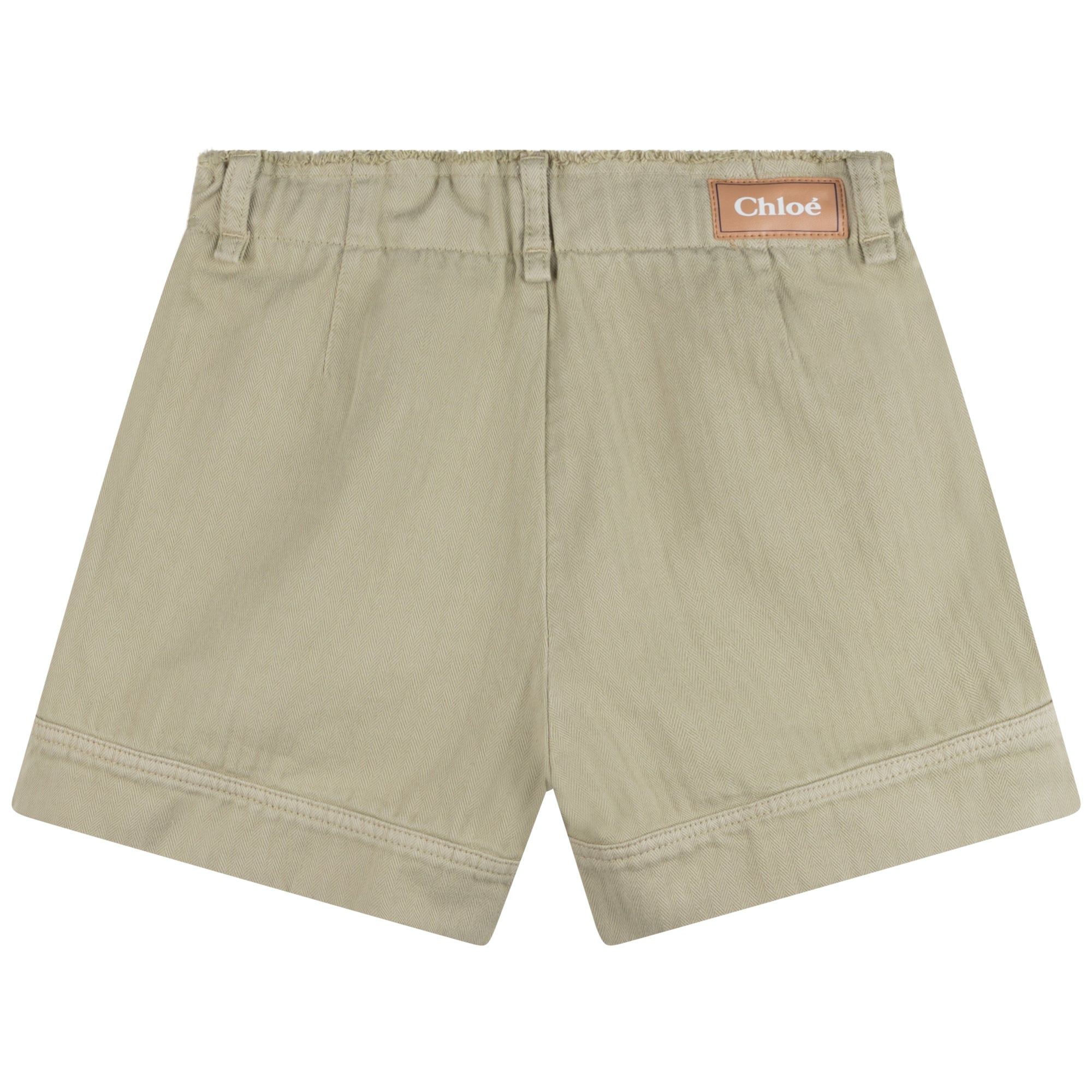 Boys & Girls Green Cotton Shorts