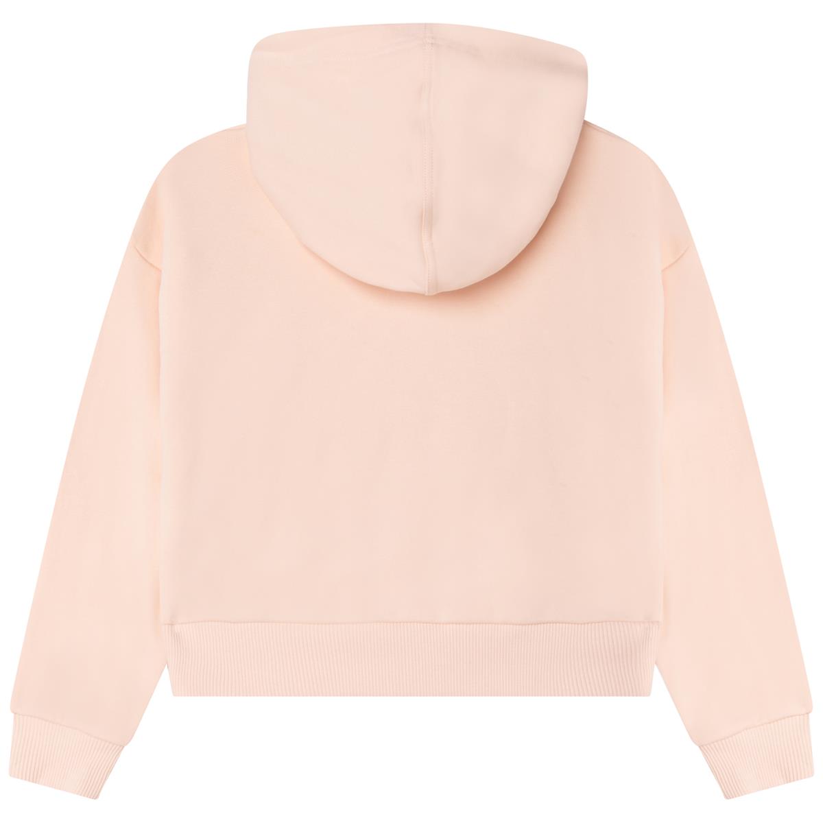 Boys & Girls Pink Logo Hooded Sweatshirt