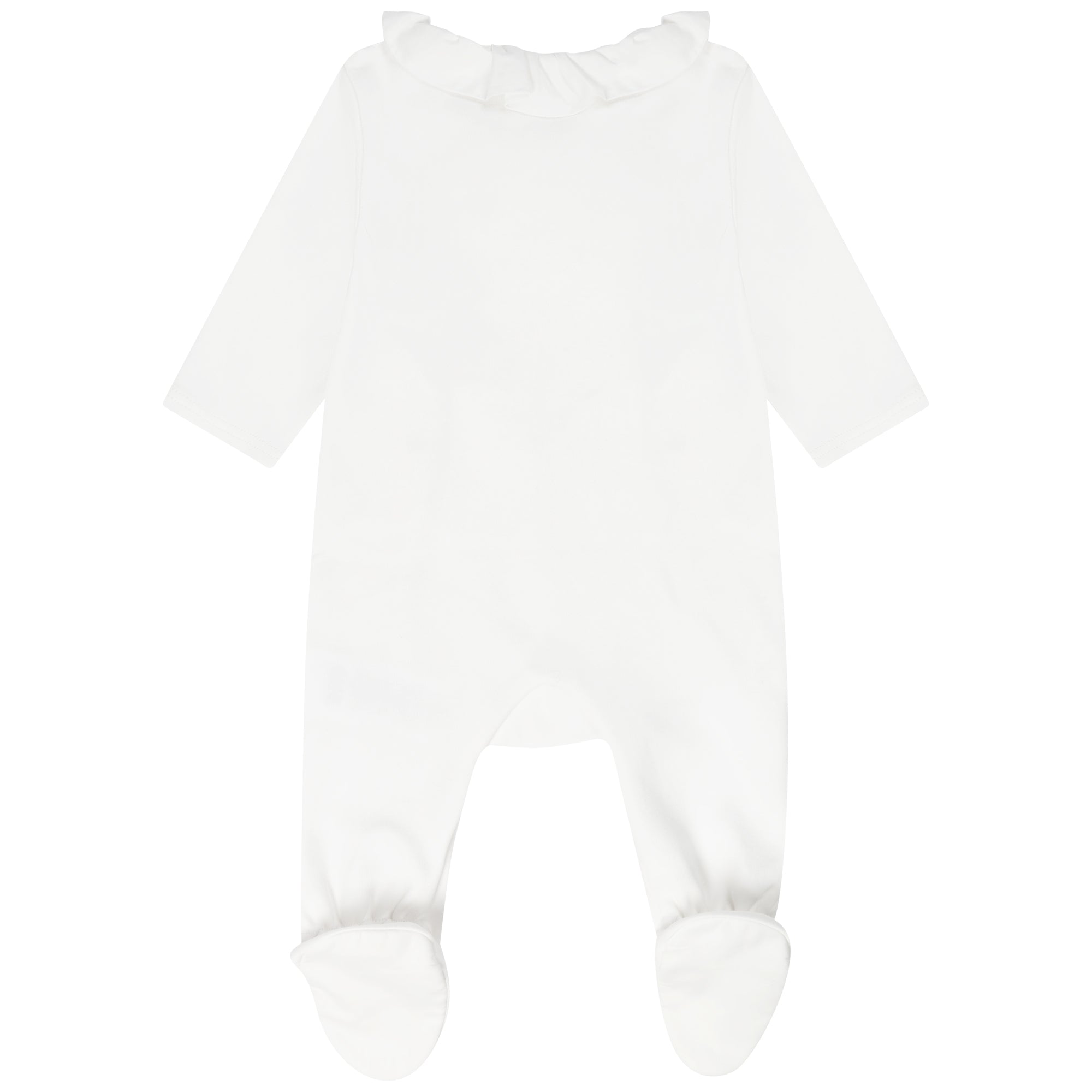 Baby Boys & Girls White Cotton Babysuit Set (3 Pack)