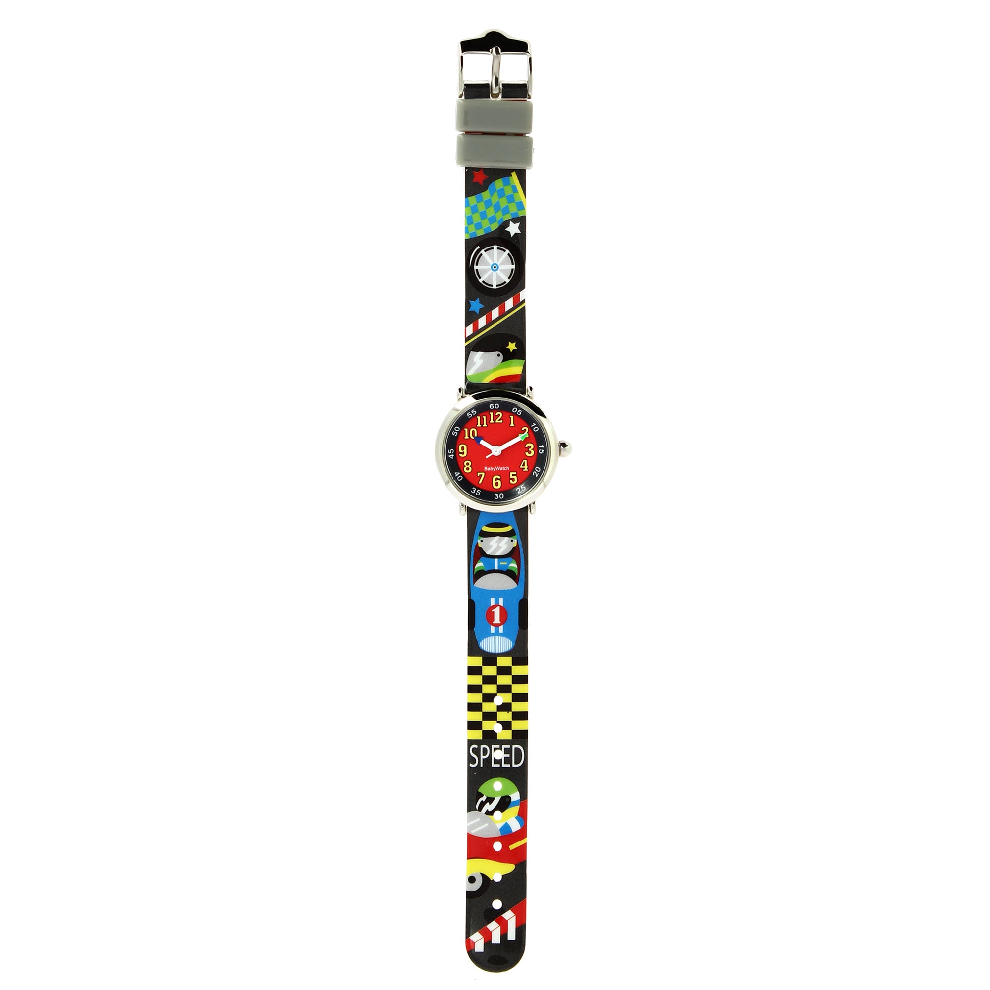 Boys Black Racing Watch（4-7Y）