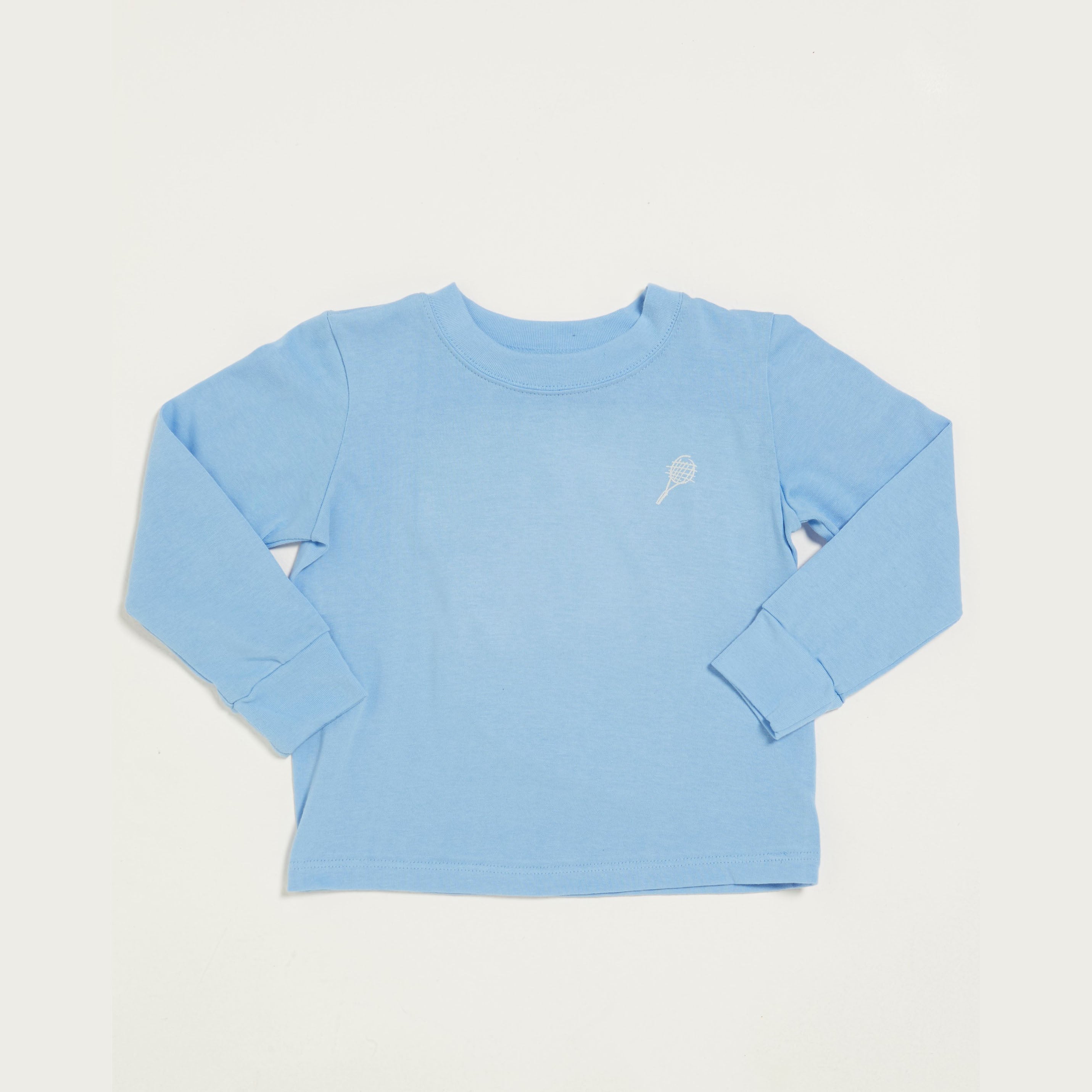 Boys & Girls Light Blue Cotton T-Shirt