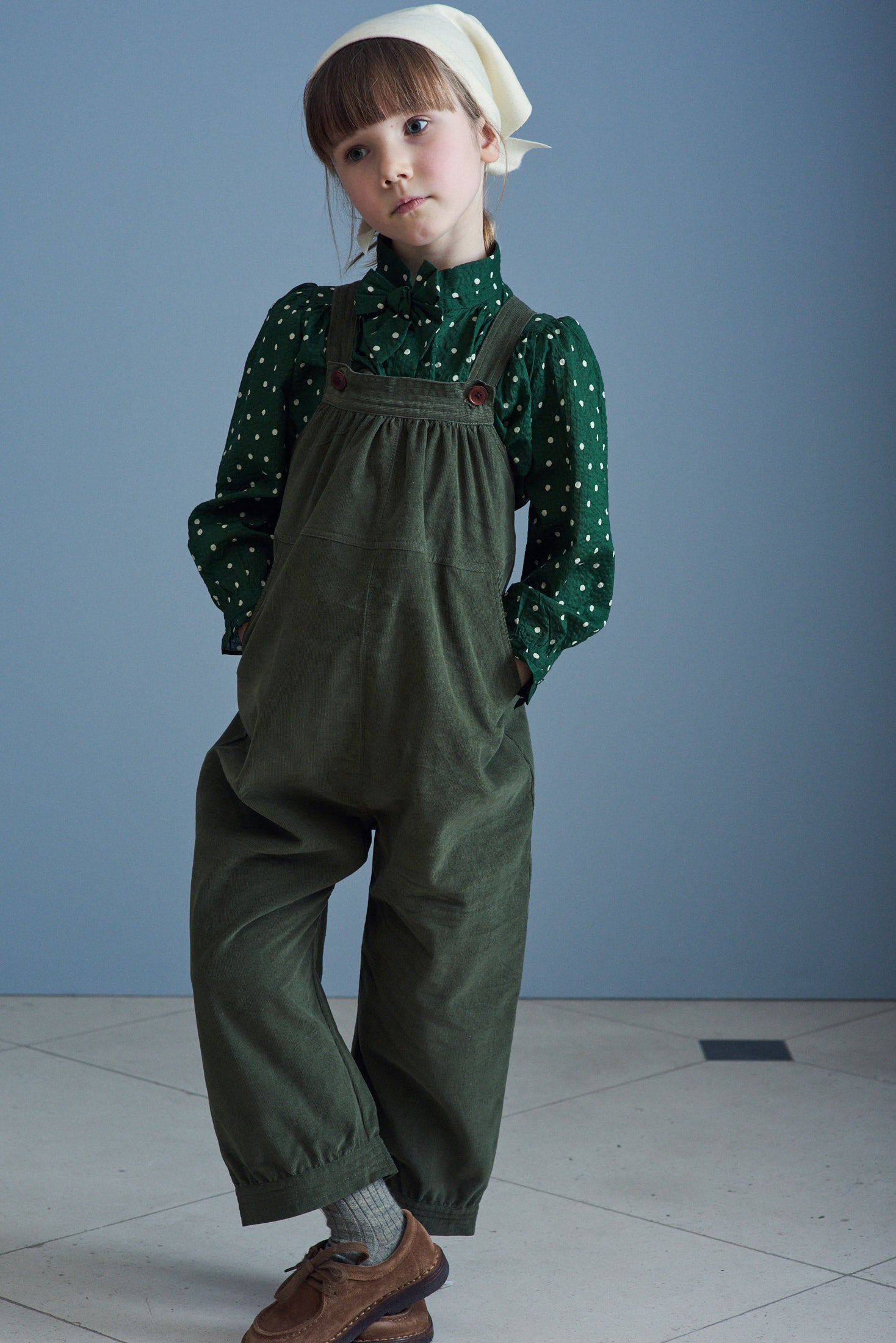 Boys & Girls Green Trousers