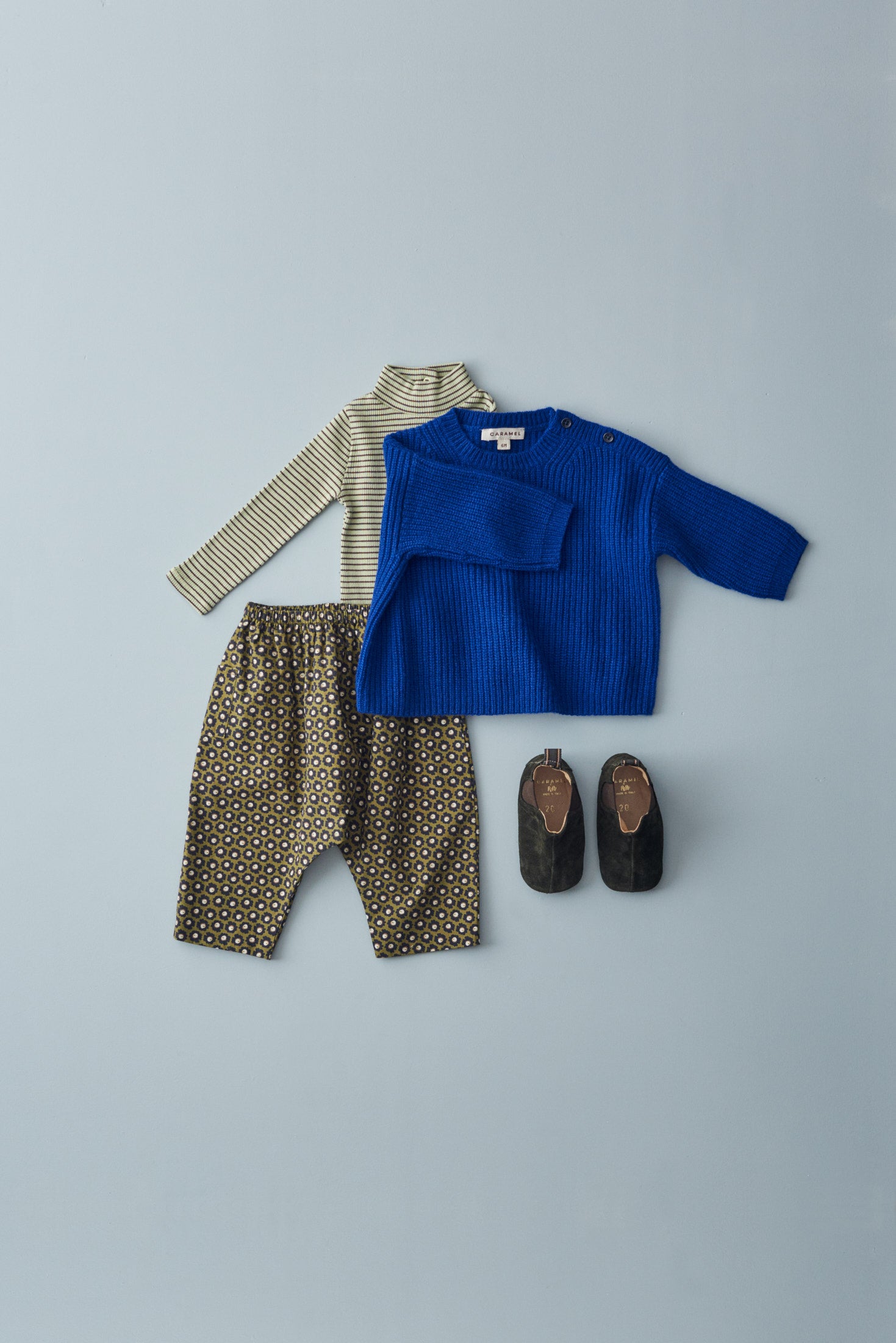 Baby Boys & Girls Blue Wool Sweater