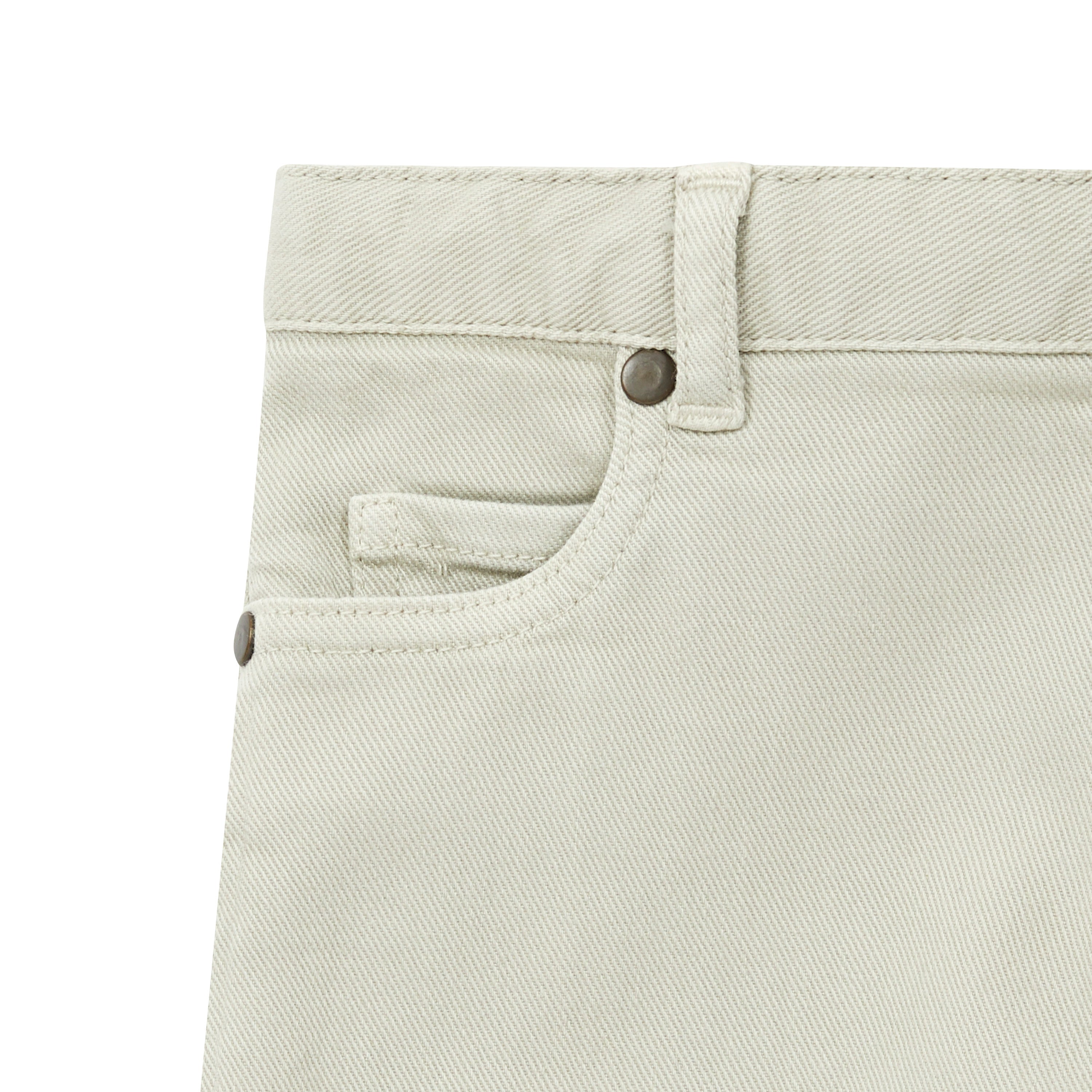 Boys Off-white Cotton Shorts