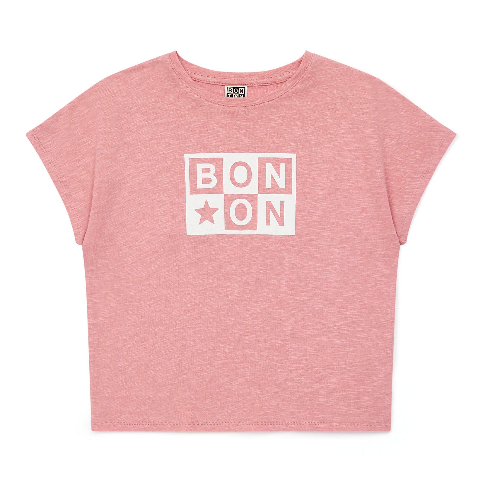 Boys & Girls Pink Logo Cotton T-Shirt