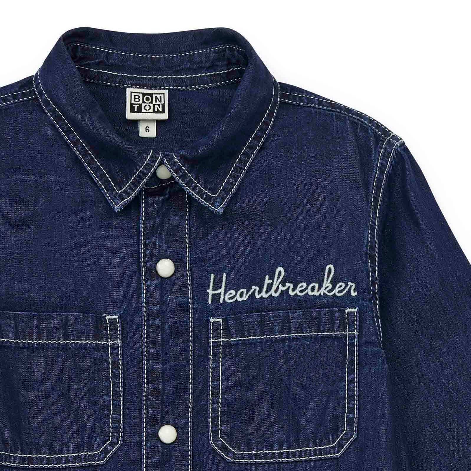 Boys & Girls Blue Denim Shirt