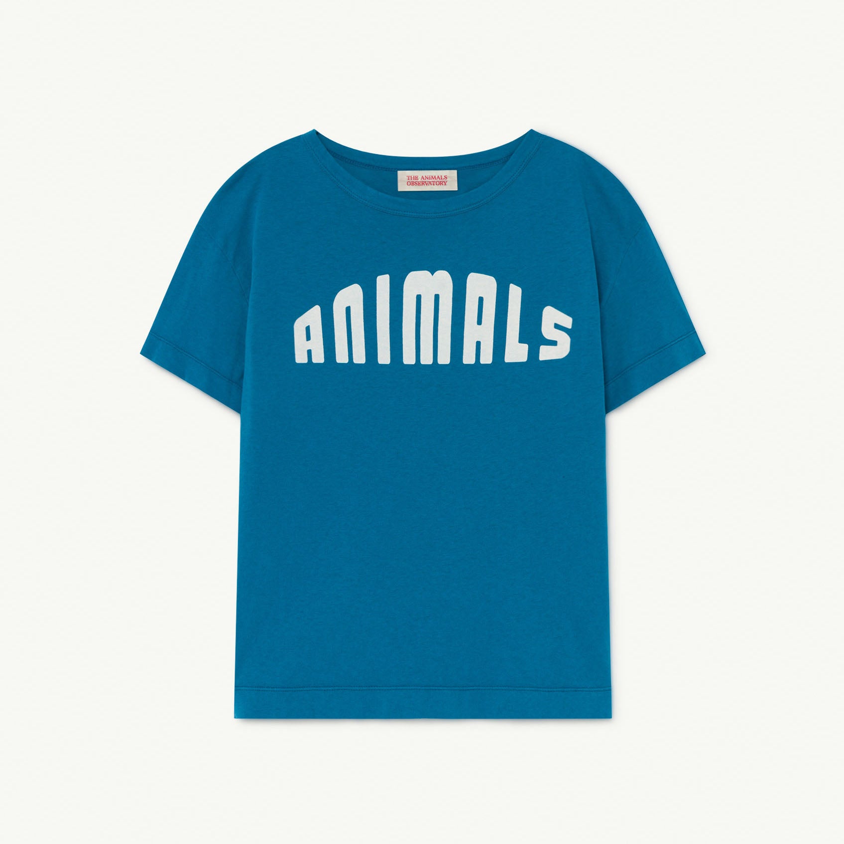 Boys & Girls Blue Logo Cotton T-Shirt