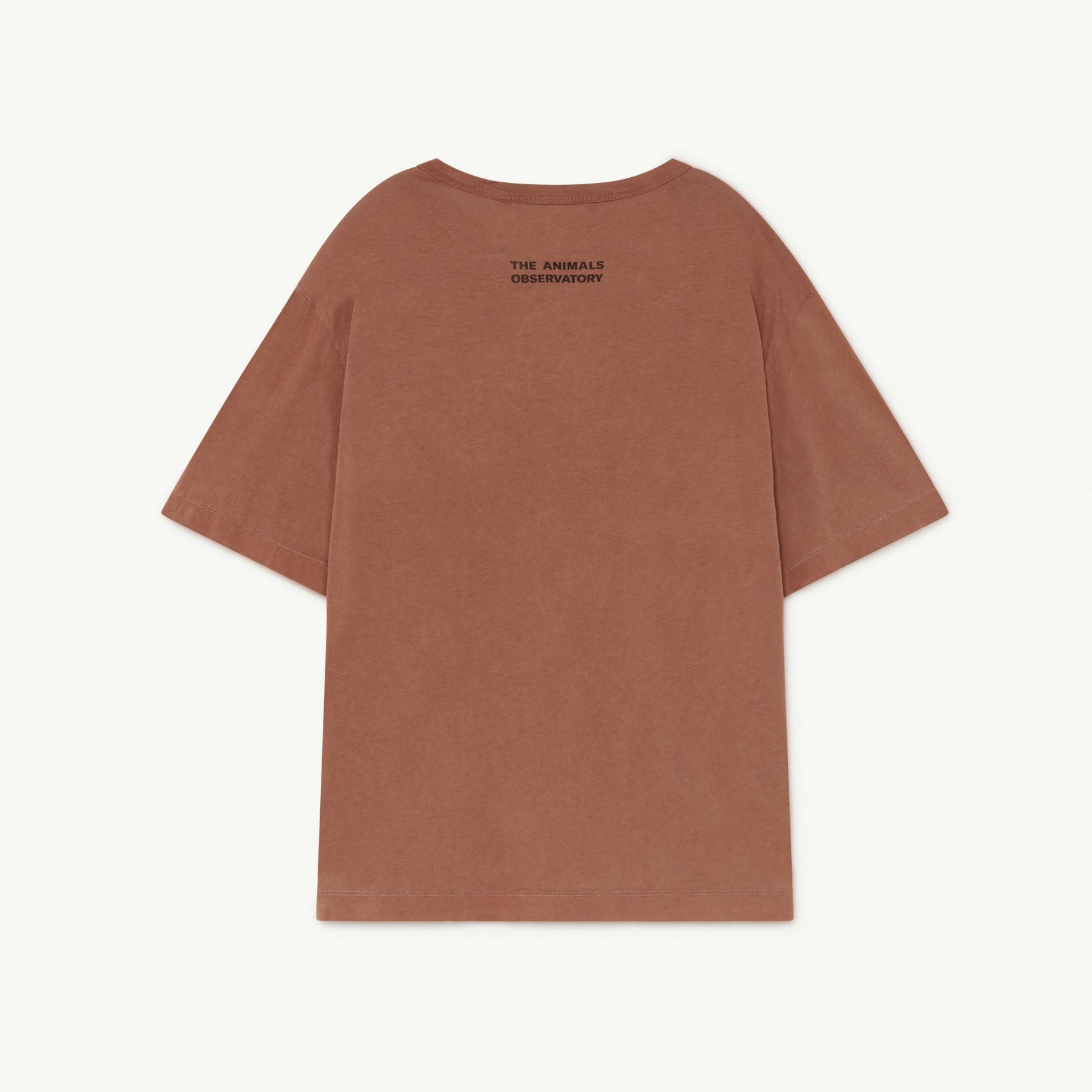 Boys & Girls Brown Logo Cotton T-Shirt