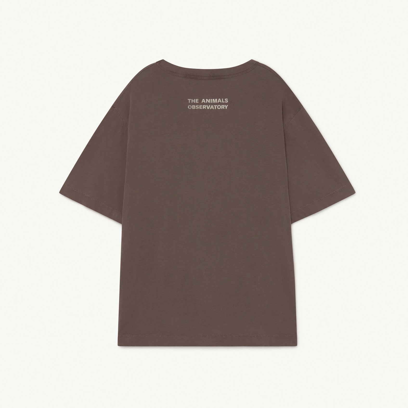 Boys & Girls Brown Logo Cotton T-Shirt