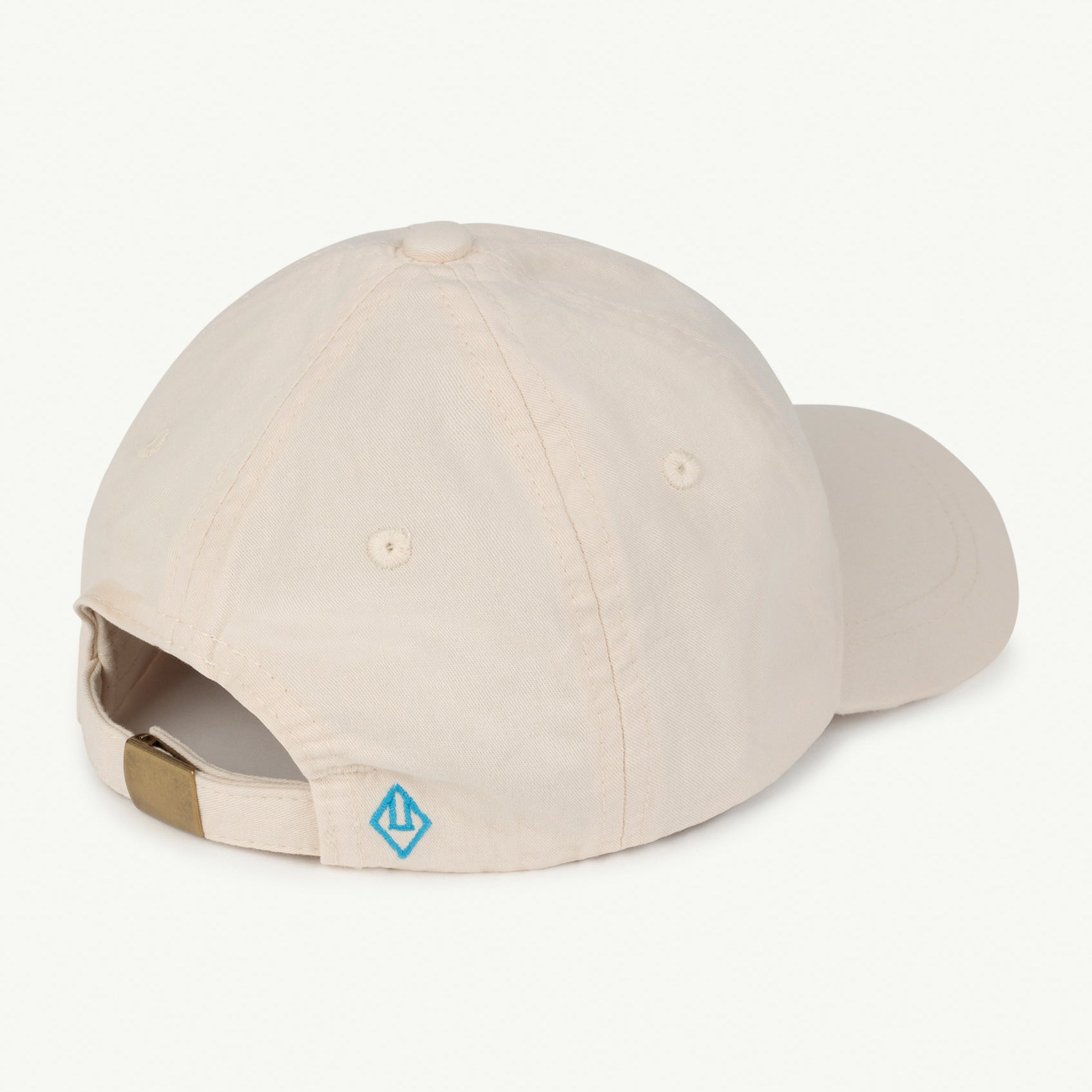 Boys & Girls White Logo Cotton Cap