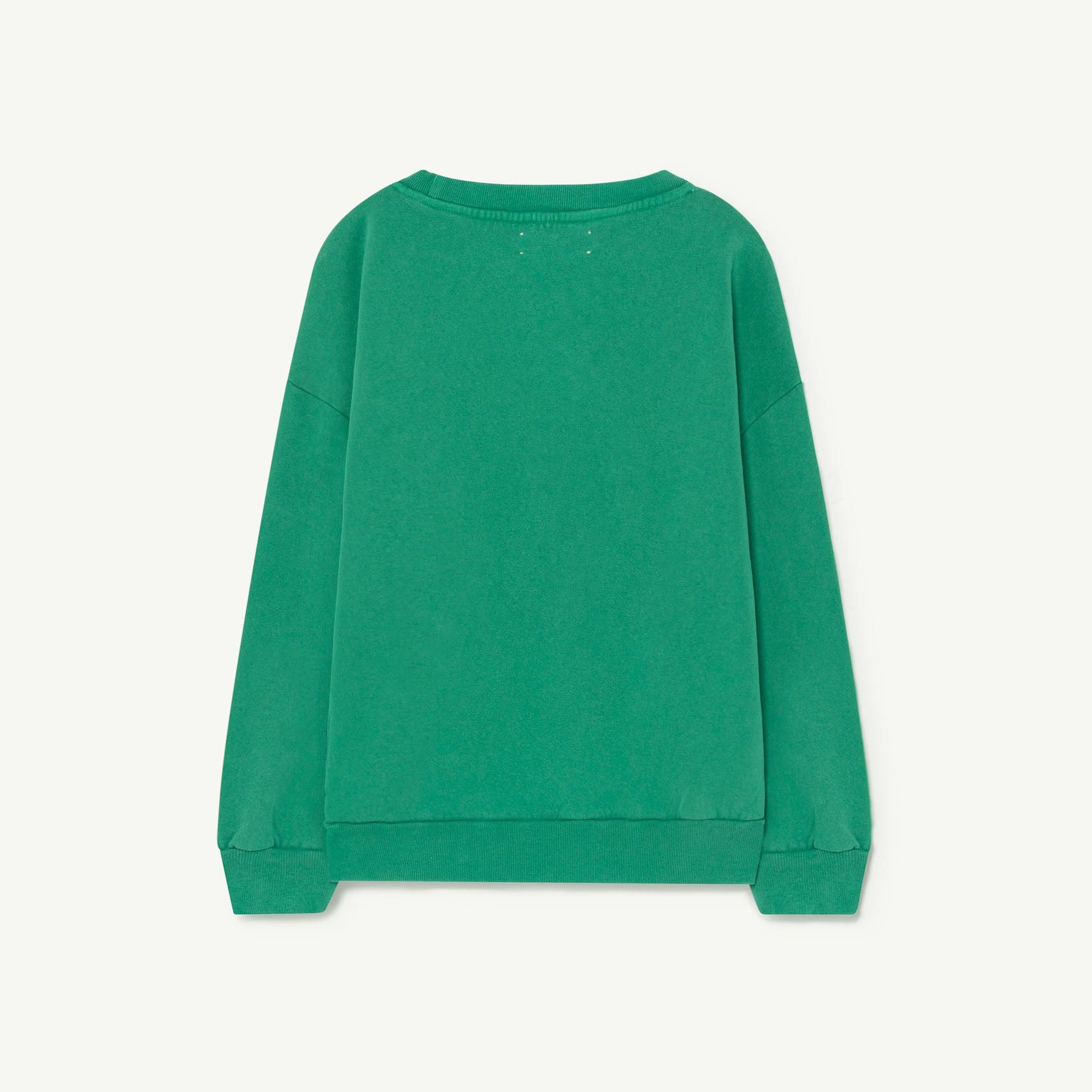 Boys & Girls Green Bear Printed Cotton Sweatshirt