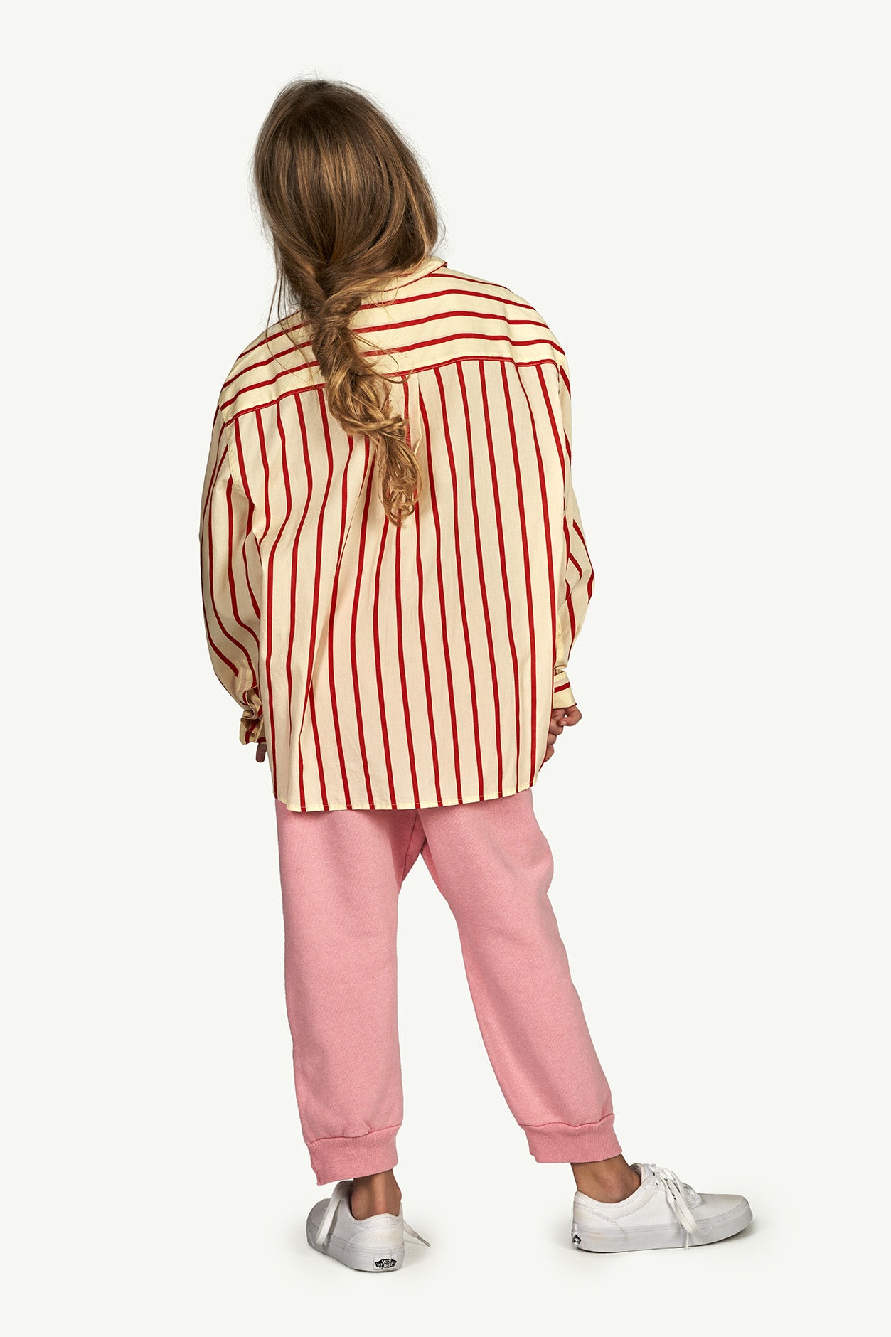 Boys & Girls Pink Logo Cotton Trousers