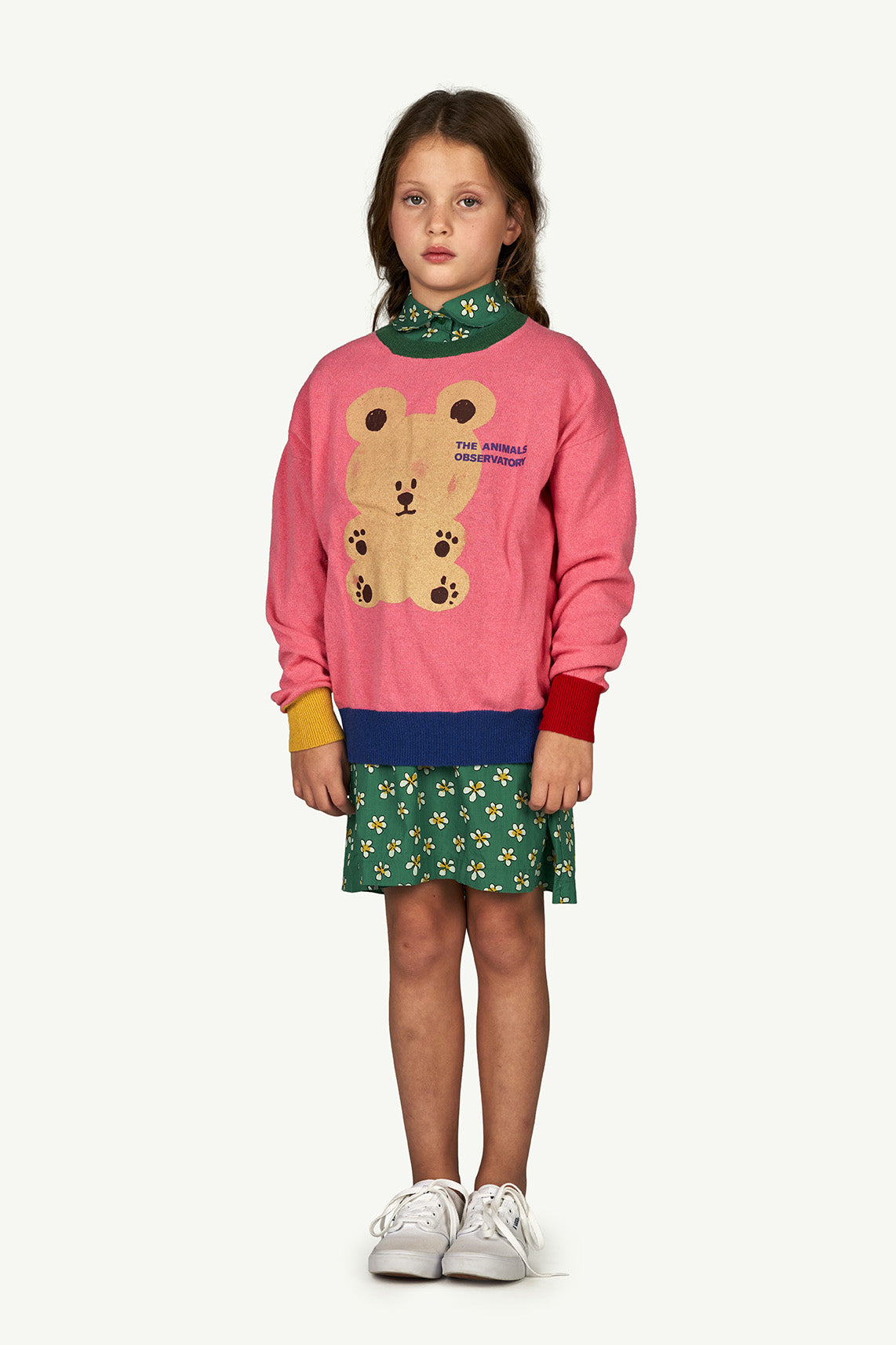 Boys & Girls Pink Bear Sweater