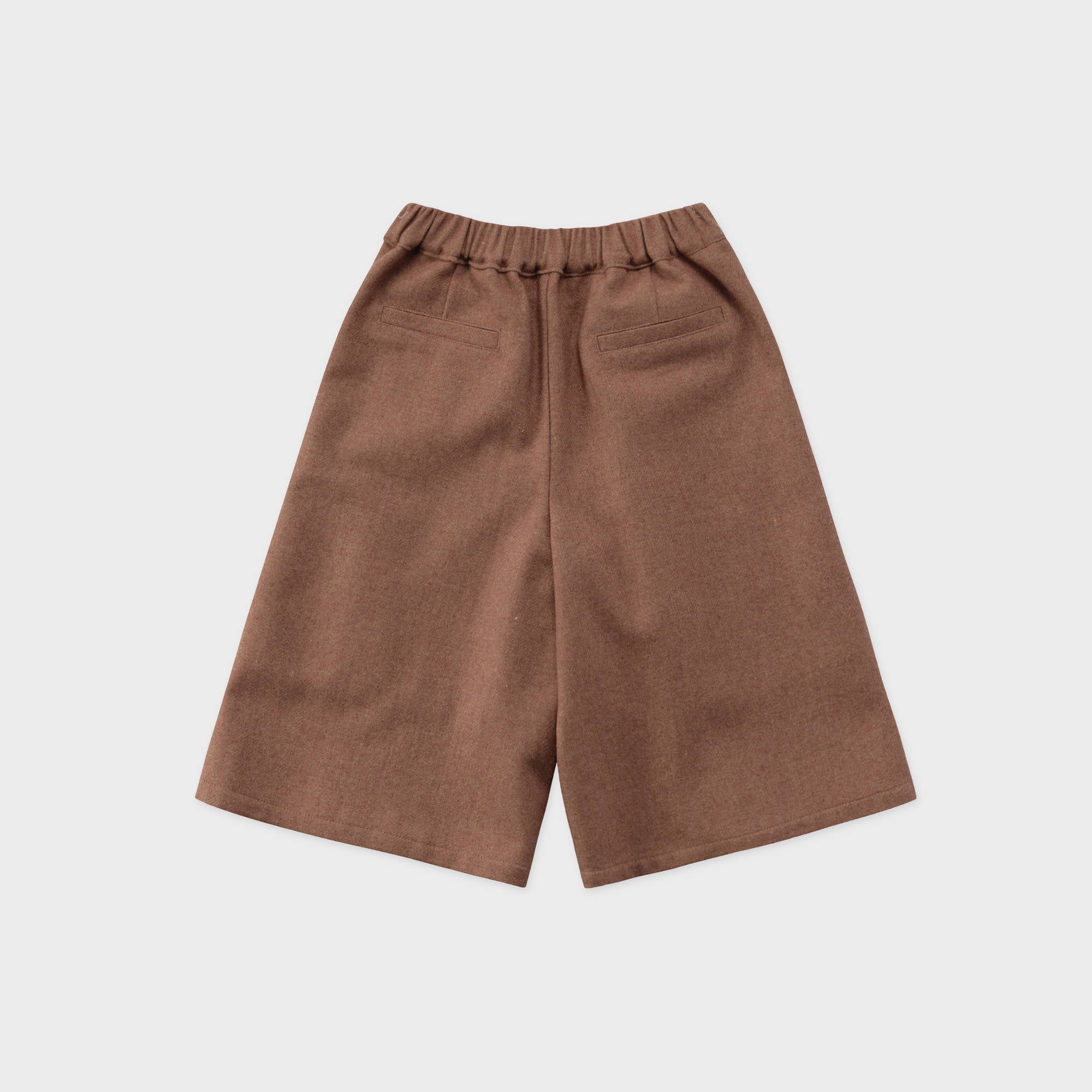 Girls Camel Wool Trousers