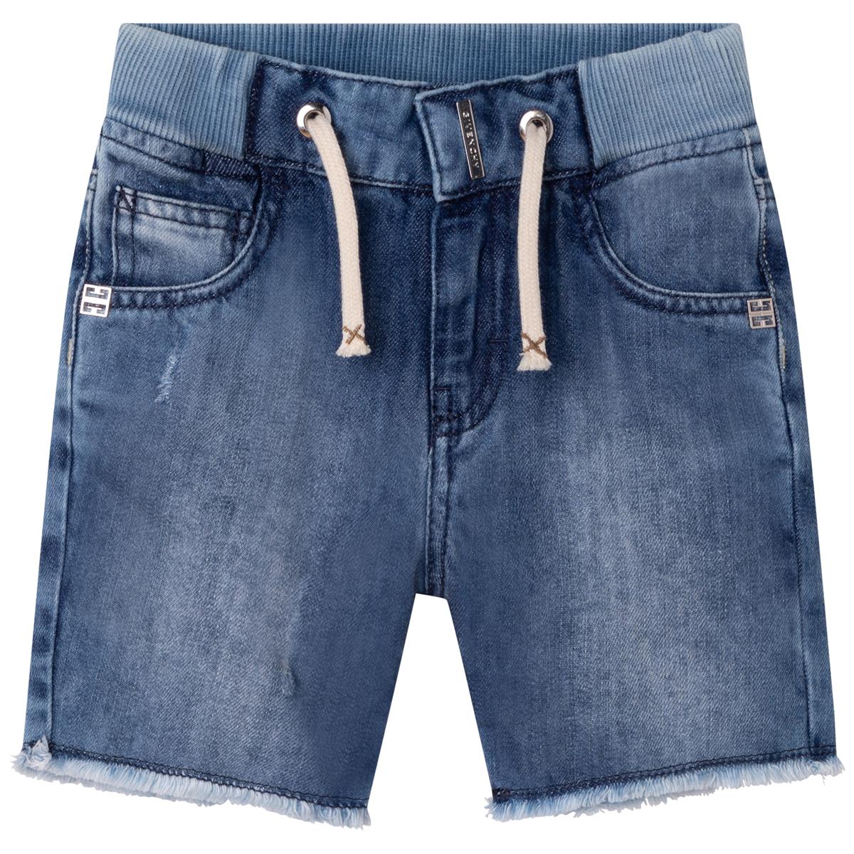 Baby Boys Blue Denim Shorts