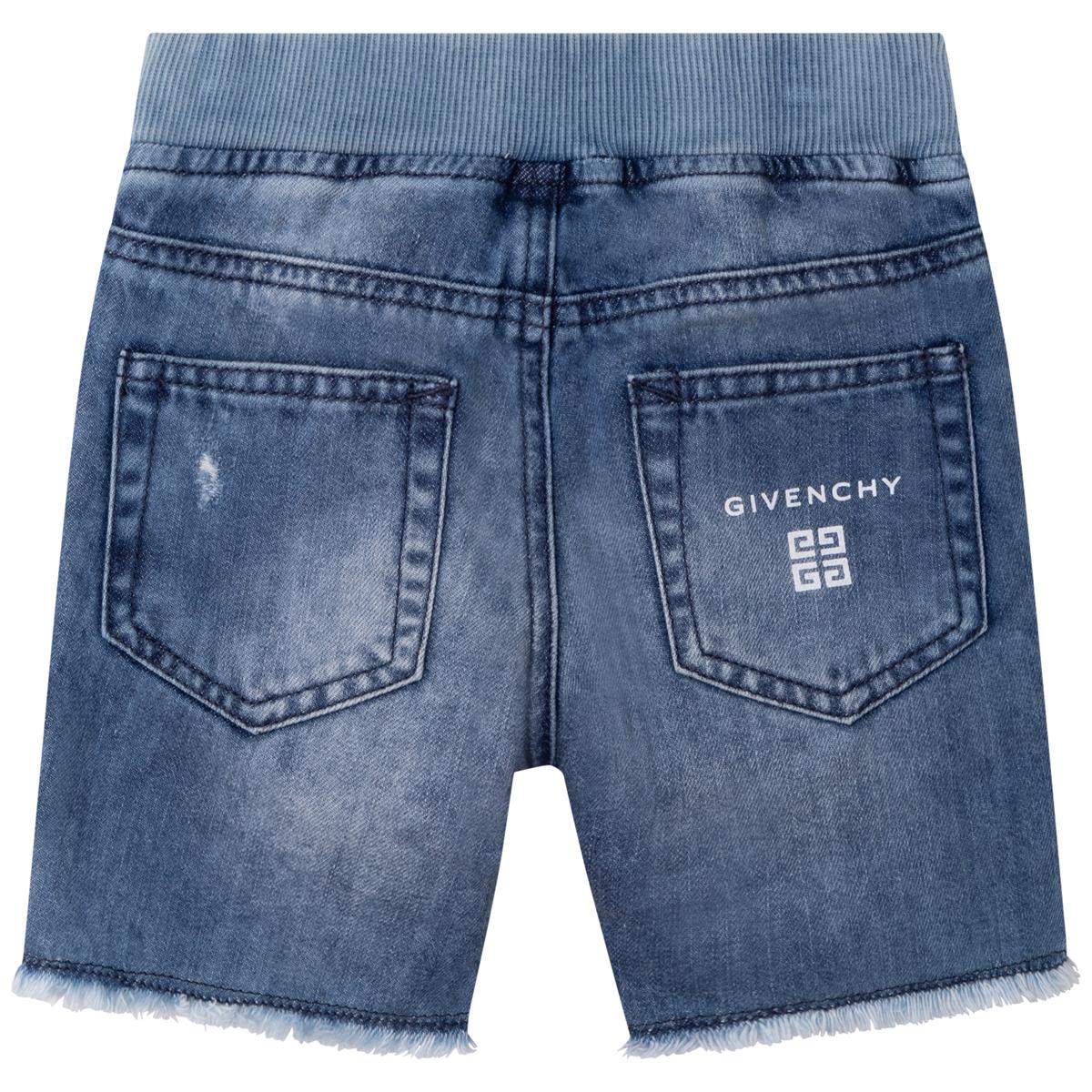 Baby Boys Blue Denim Shorts