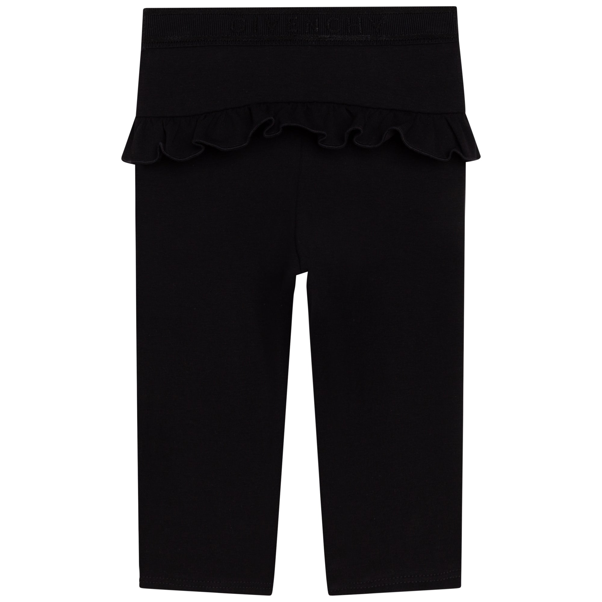 Baby Boys Black Cotton Trousers