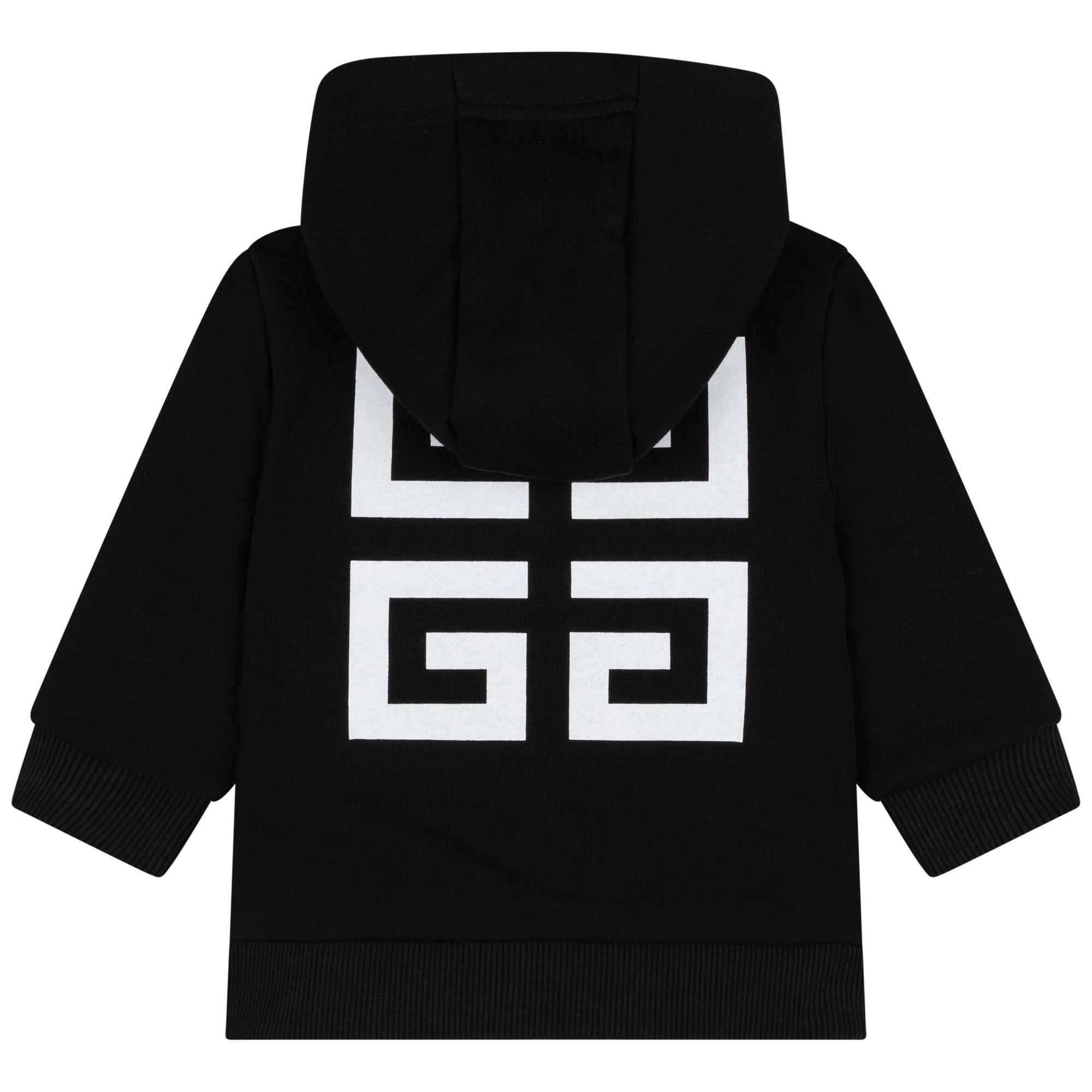 Boys Black Zip-Up Top