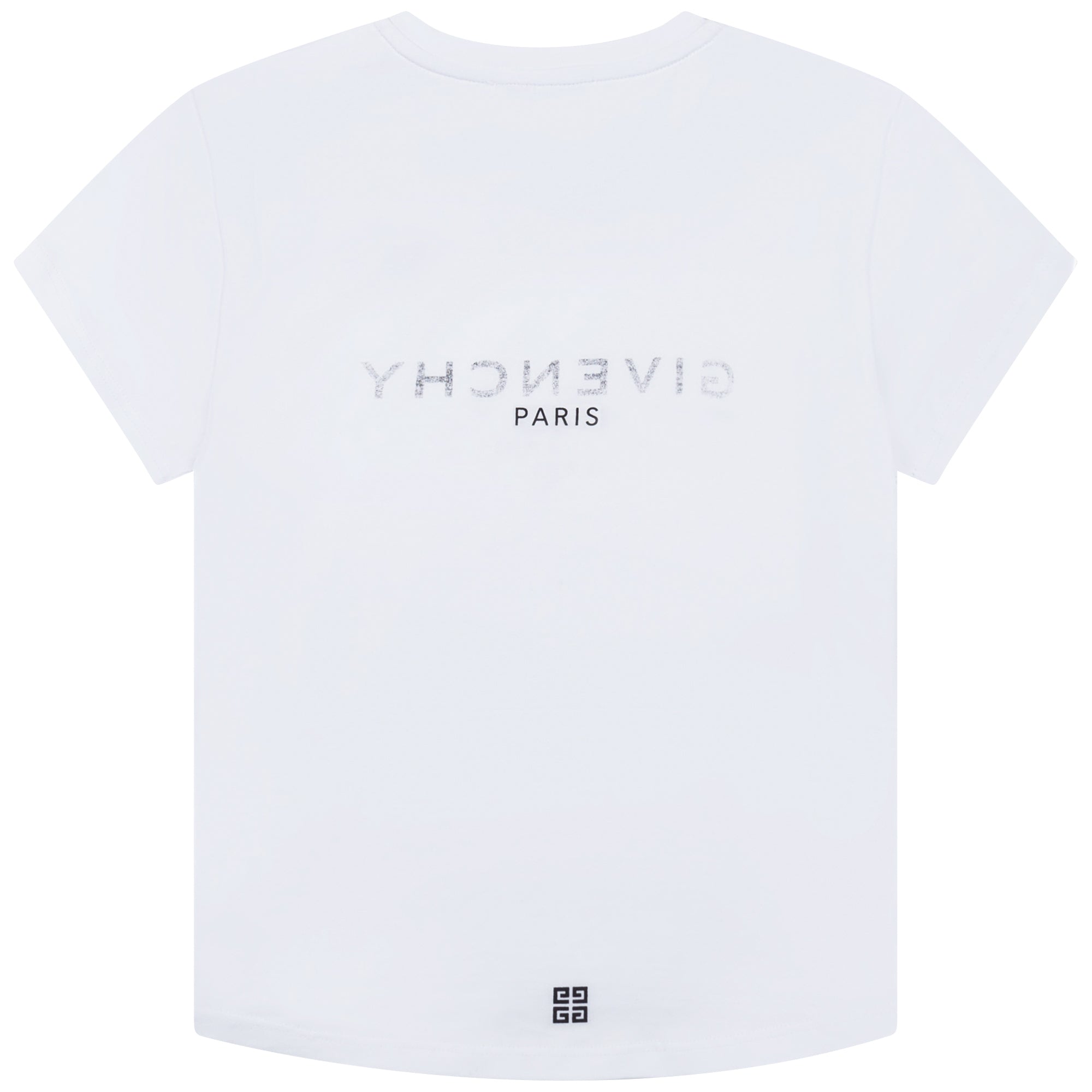 Boys & Girls White Logo Cotton T-Shirts