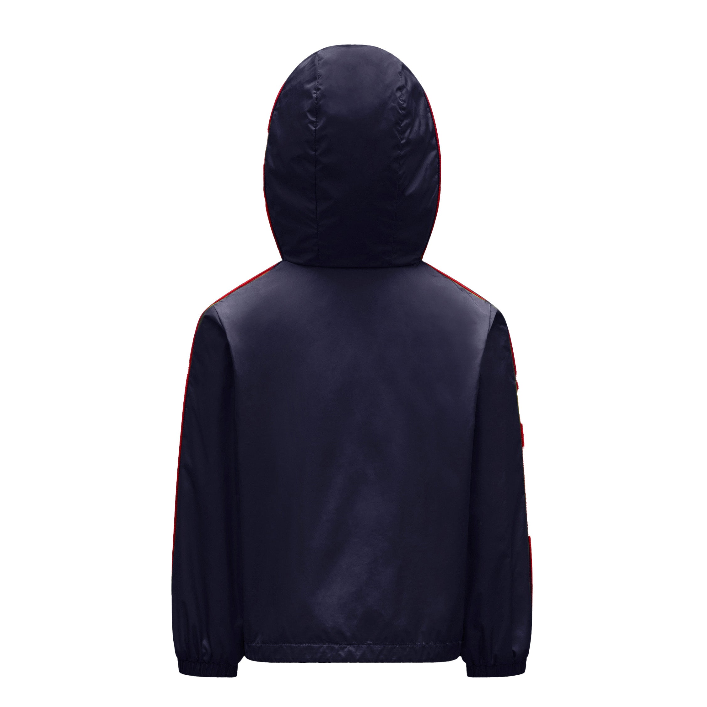 Boys Navy Hooded Zip-Up Top