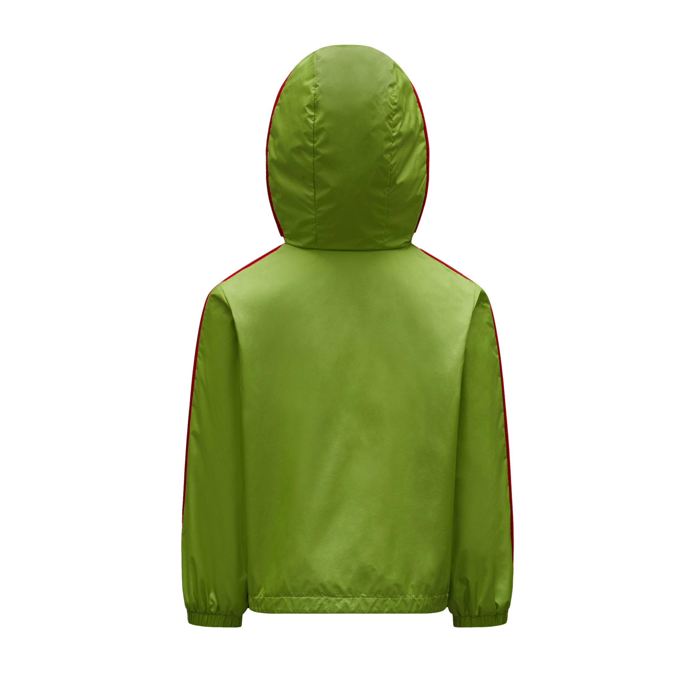 Boys Green Hooded Zip-Up Top