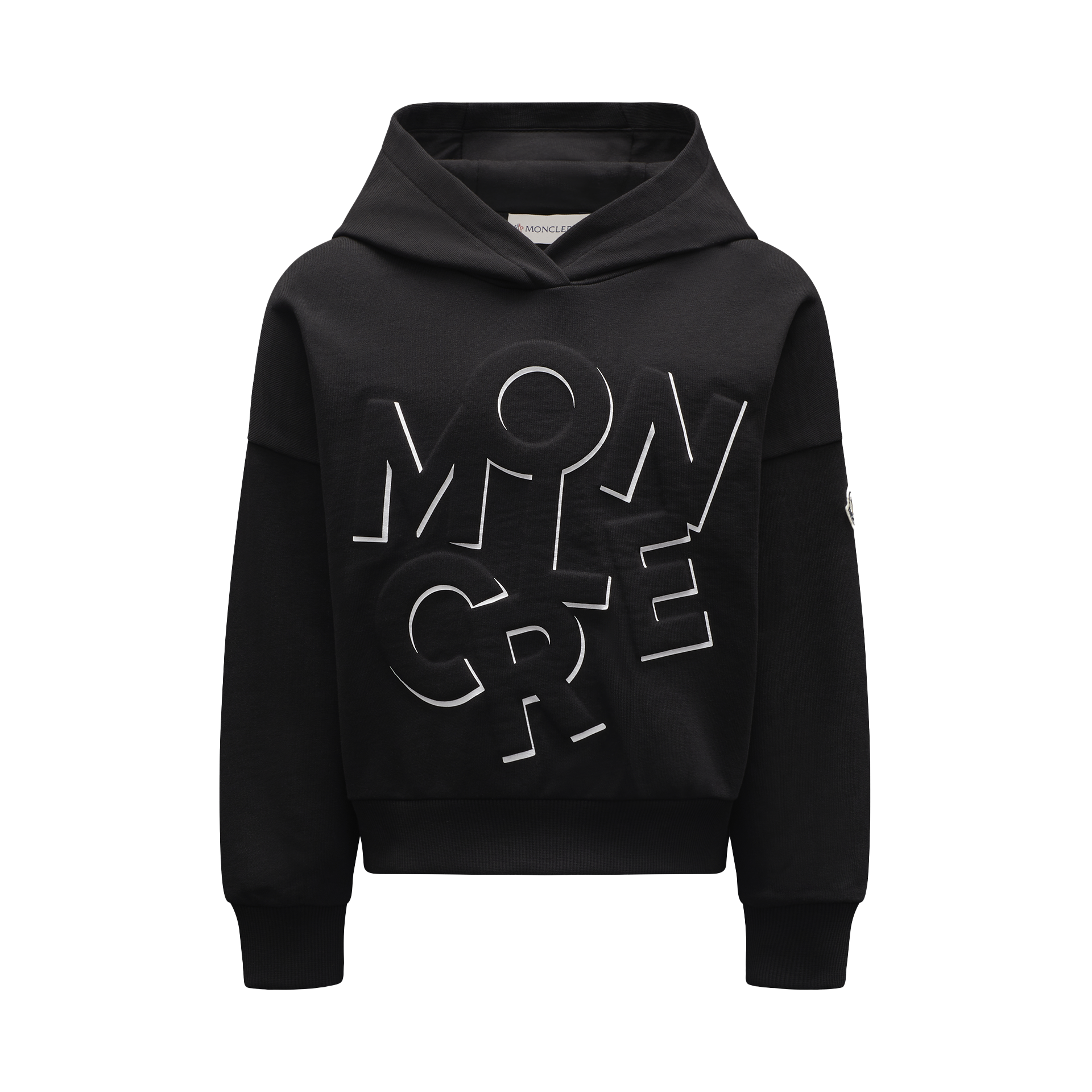 Boys & Girls Black Hooded Sweatshirt