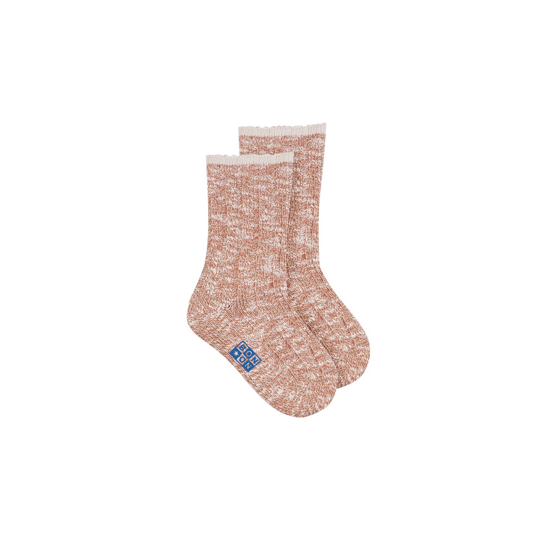 Boys & Girls Beige Cotton Socks