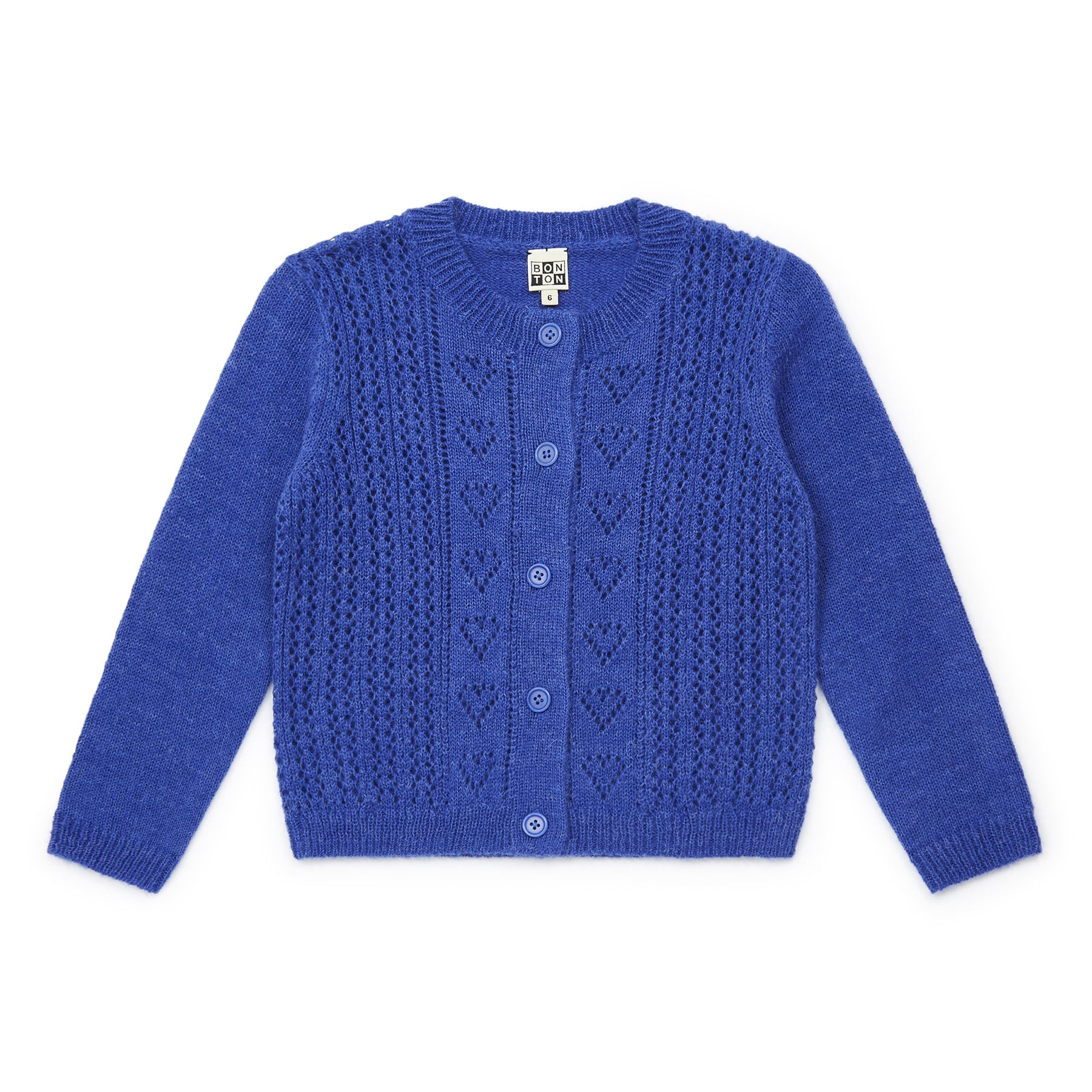 Boys Blue Knit Cardigan