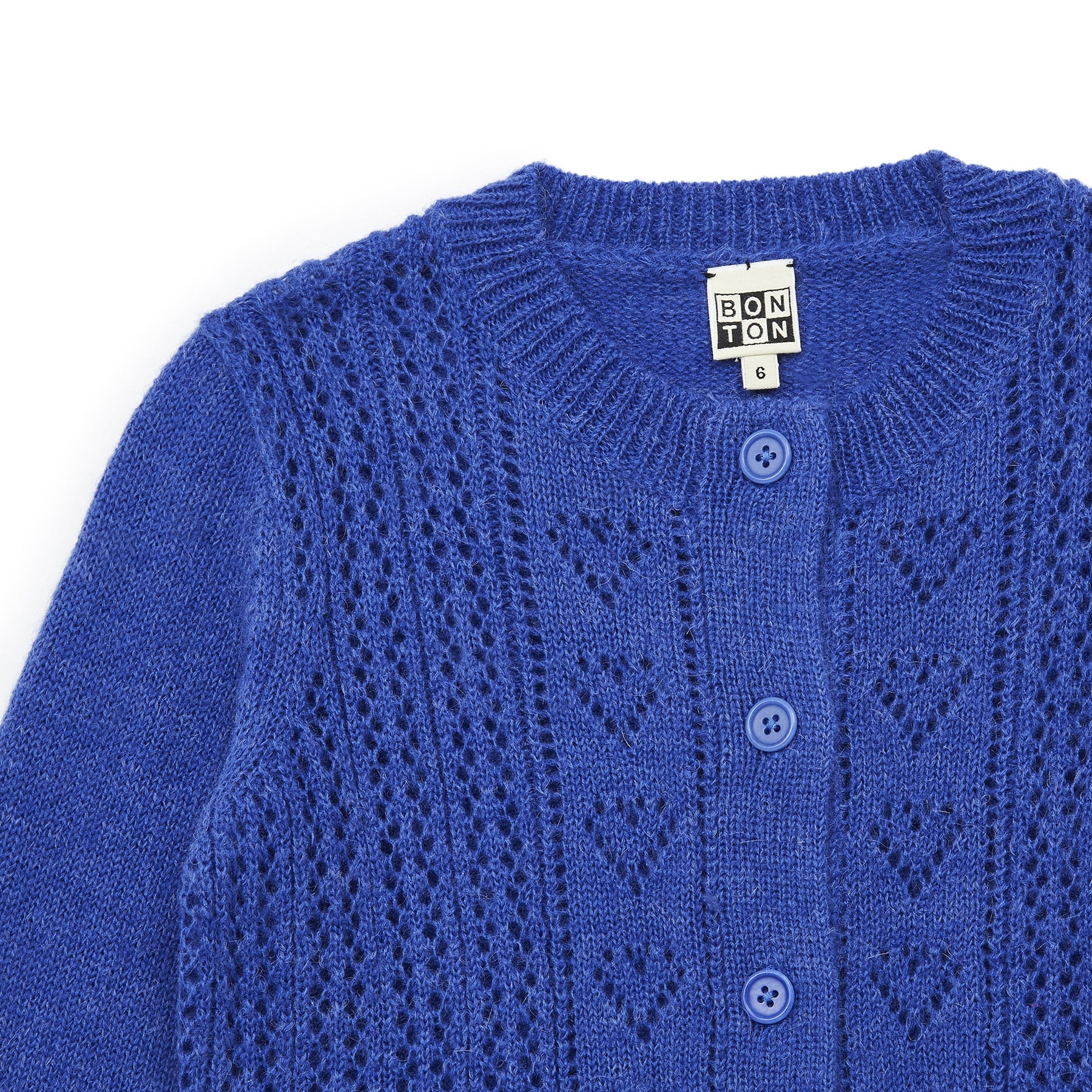 Boys Blue Knit Cardigan