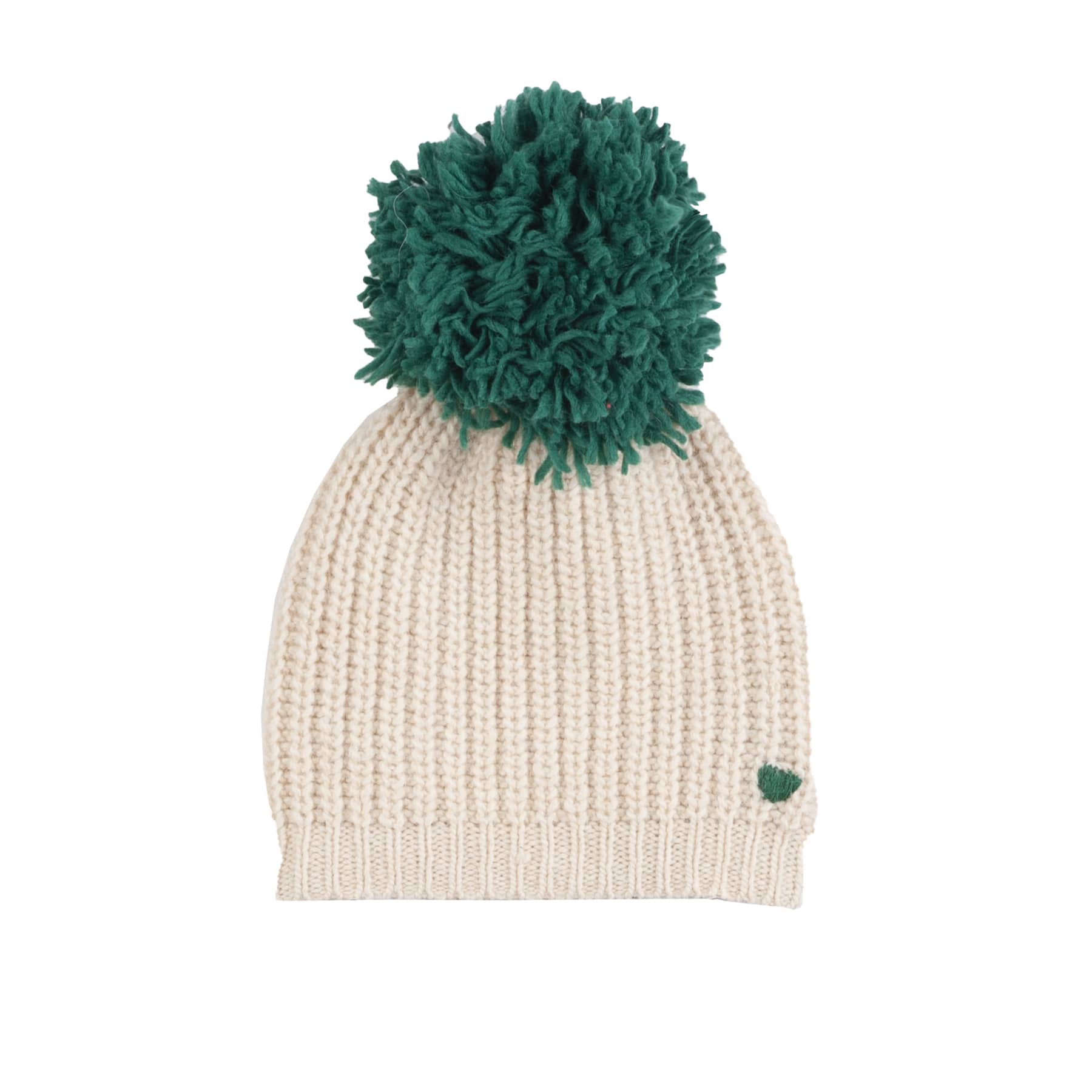 Boys & Girls White Knit Hat