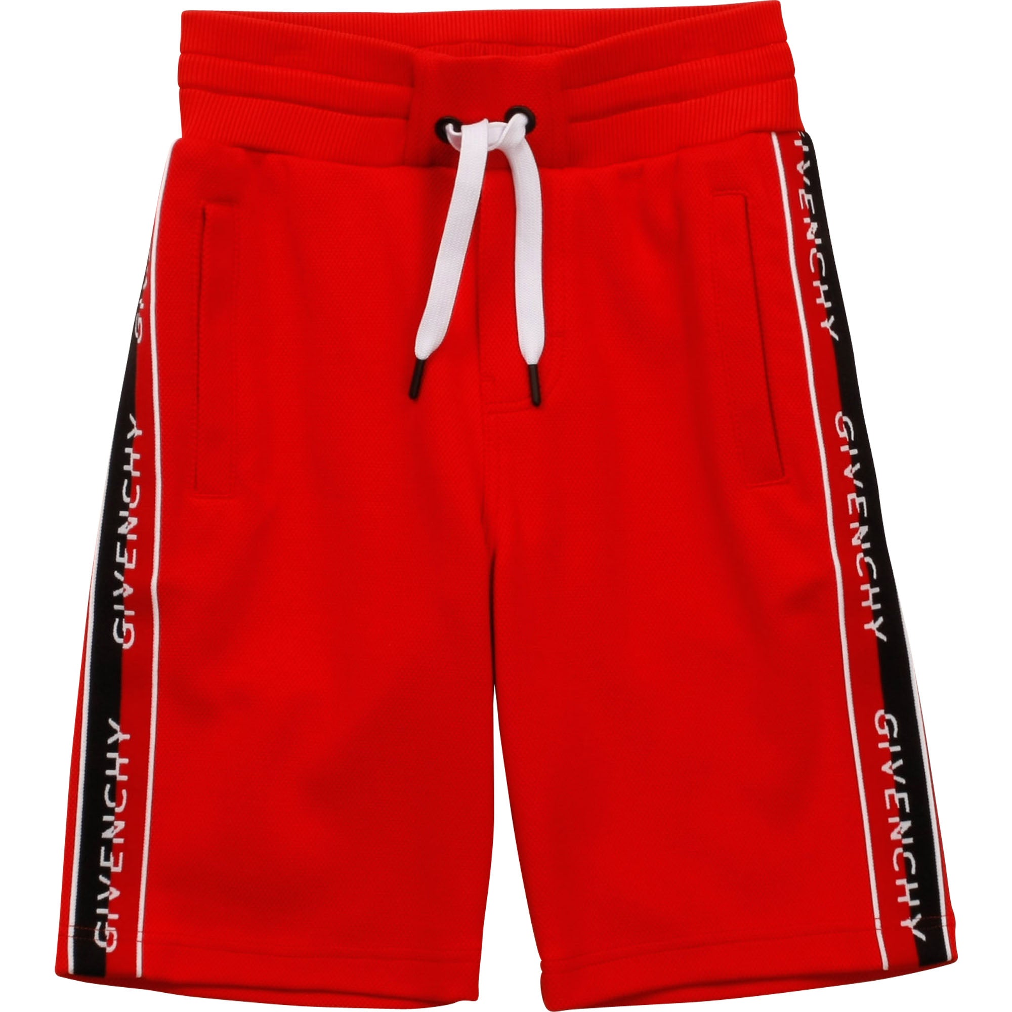 Boys Red Logo Shorts