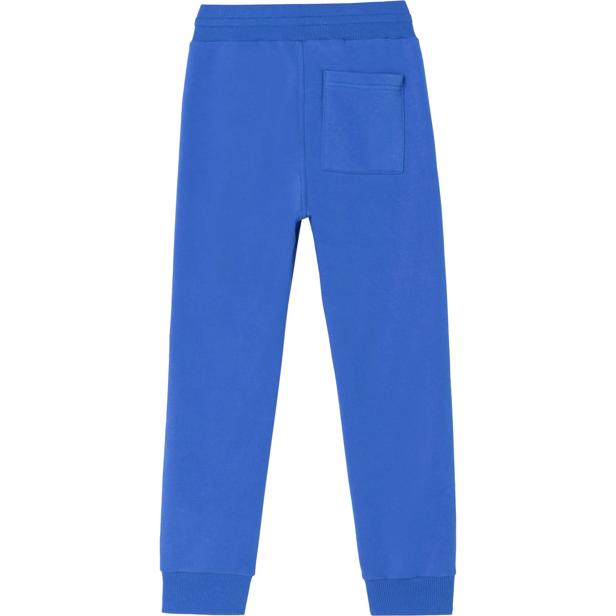 Boys Blue Logo Cotton Trousers