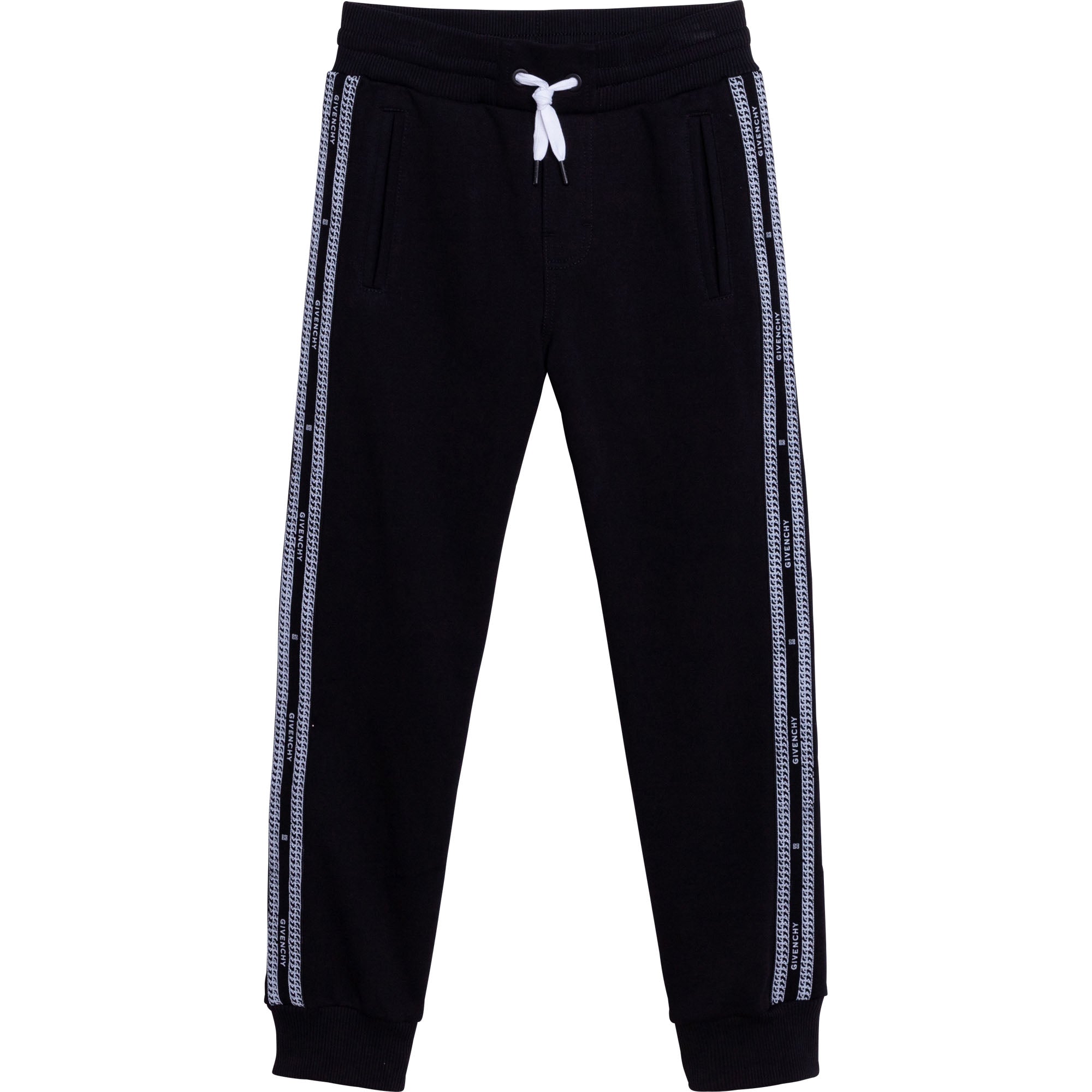 Boys Black Cotton Trousers