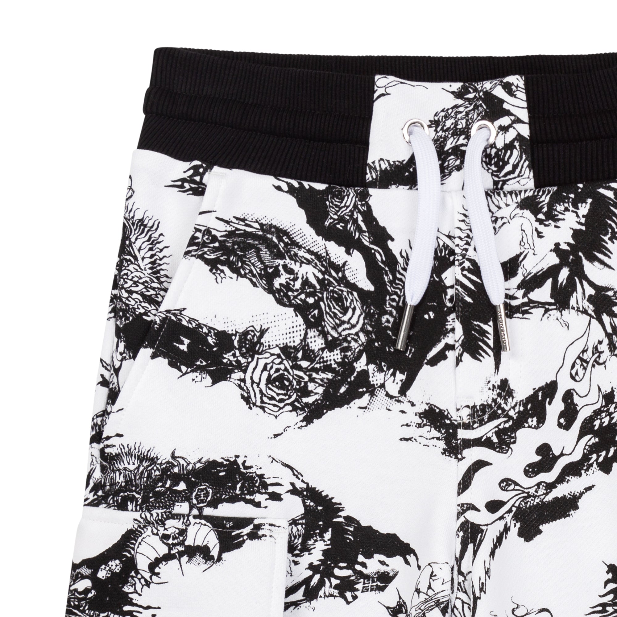 Boys & Girls Black Cotton Shorts