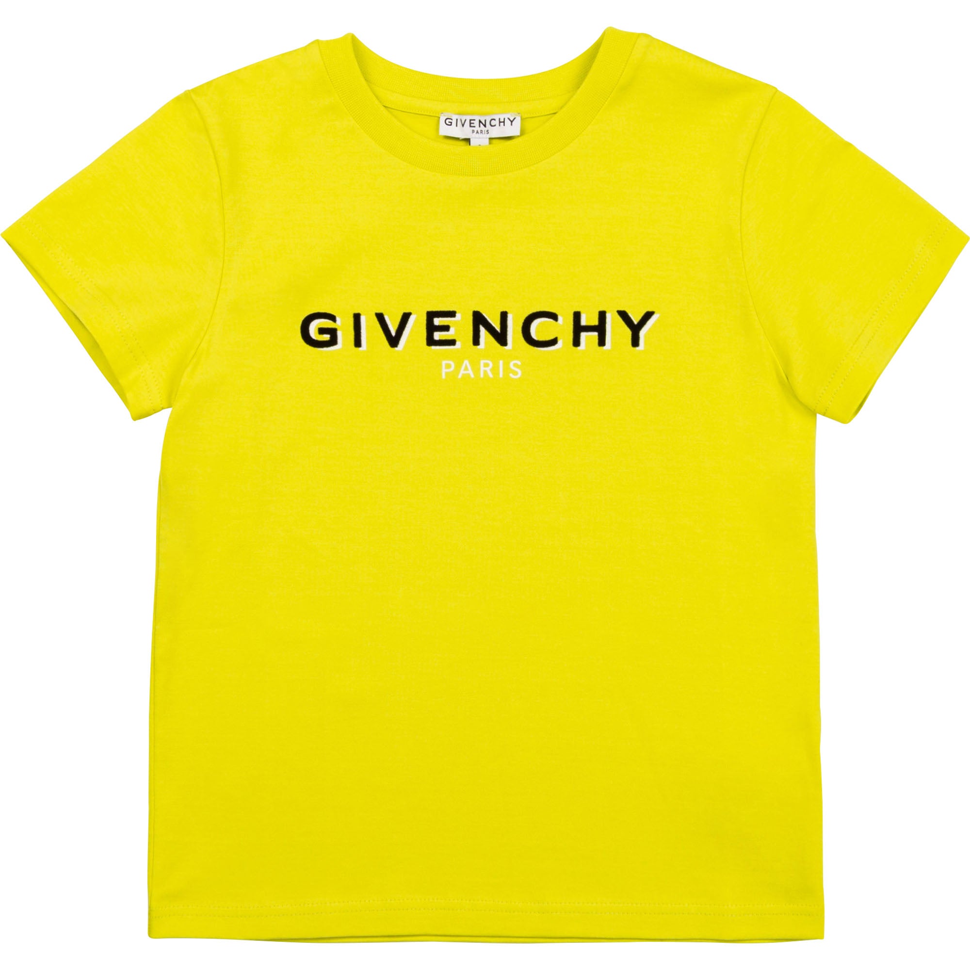 Boys Yellow Logo Cotton T-Shirt