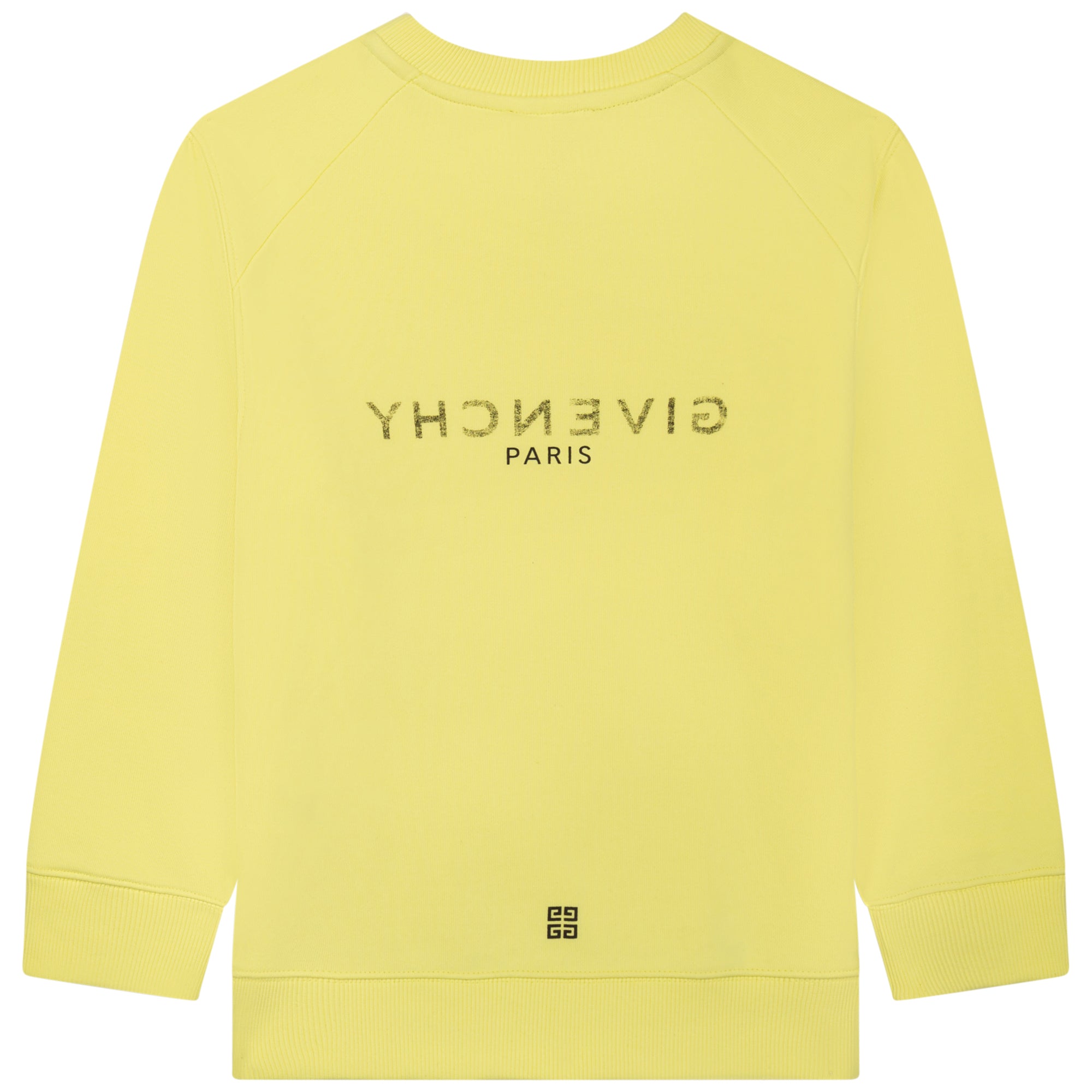 Boys Yellow Cotton Sweatshirt