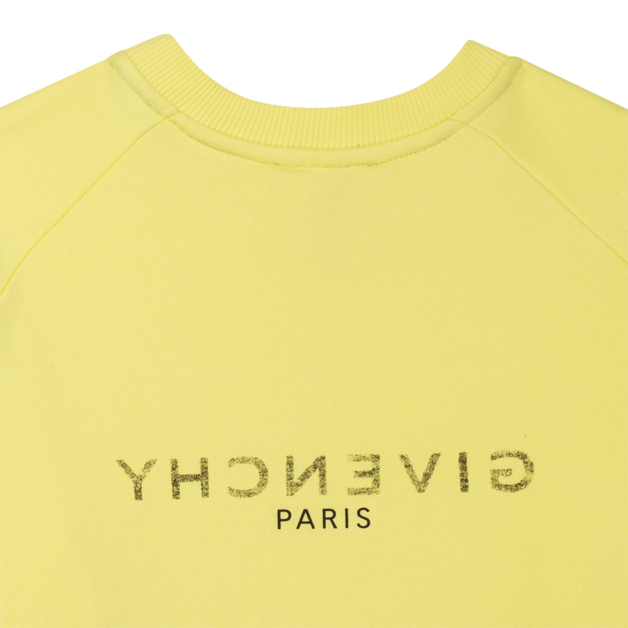 Boys Yellow Cotton Sweatshirt