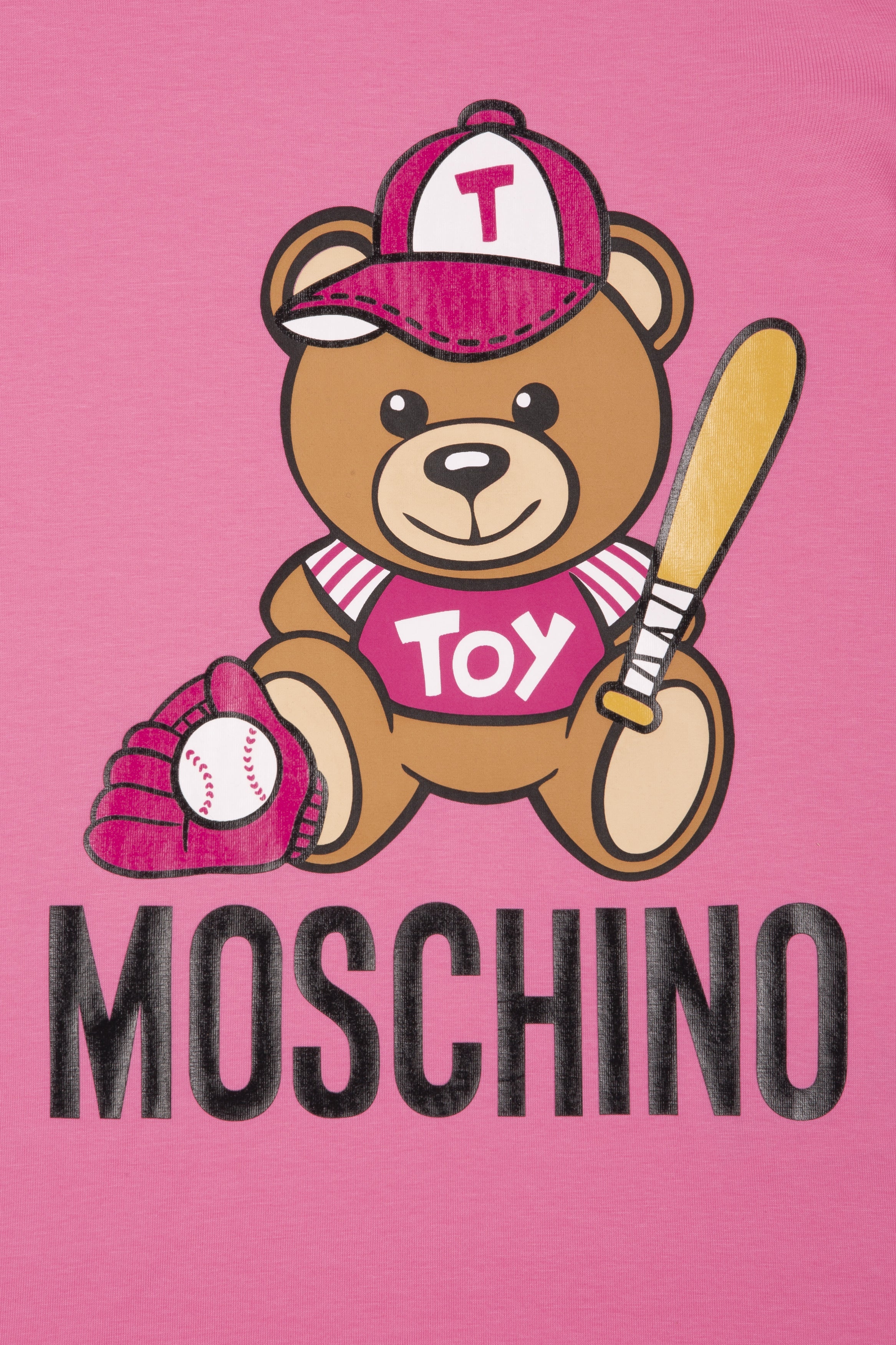 Boys & Girls Pink Logo Cotton T-shirt