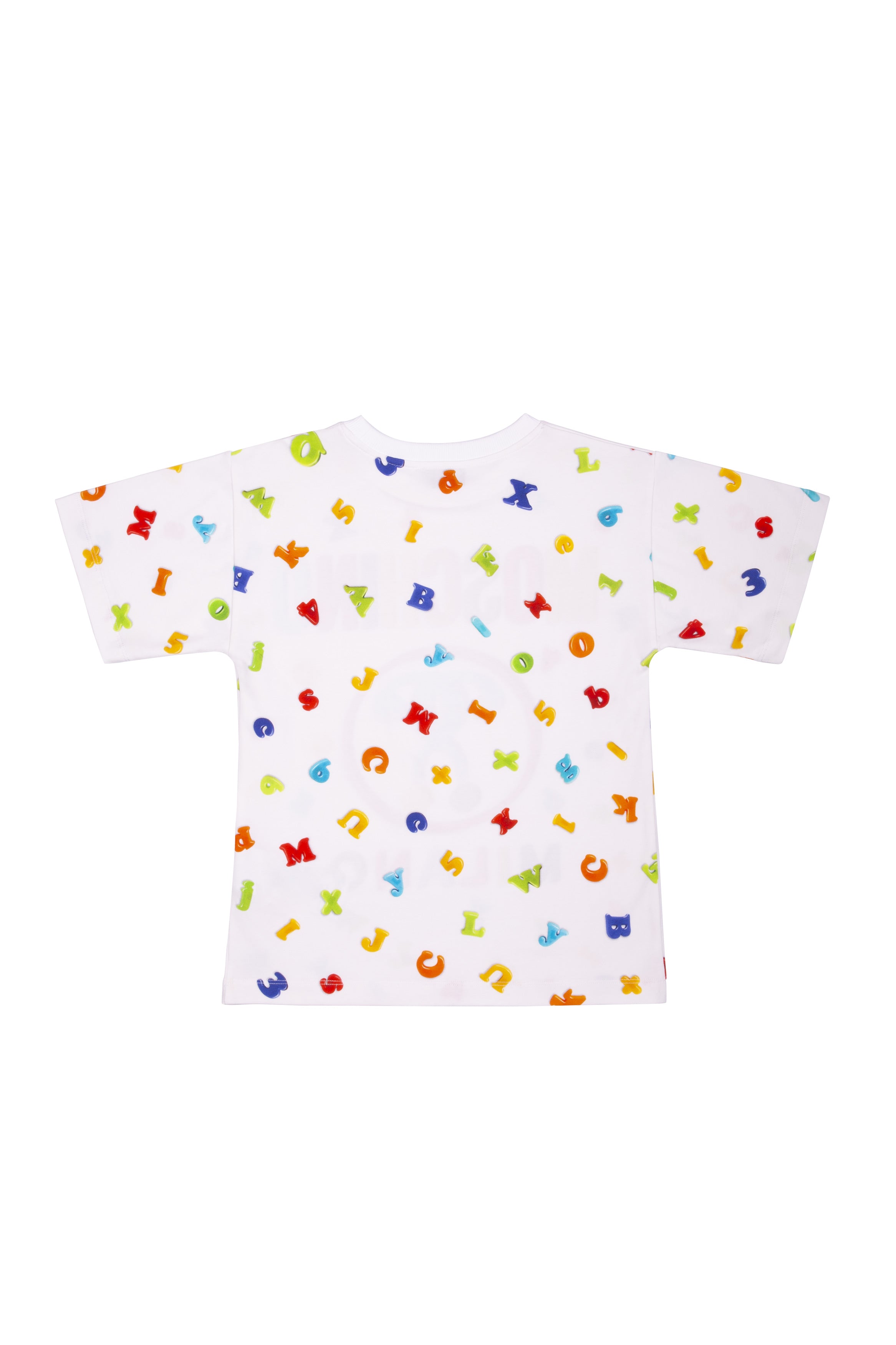 Boys & Girls White Logo Cotton T-shirt