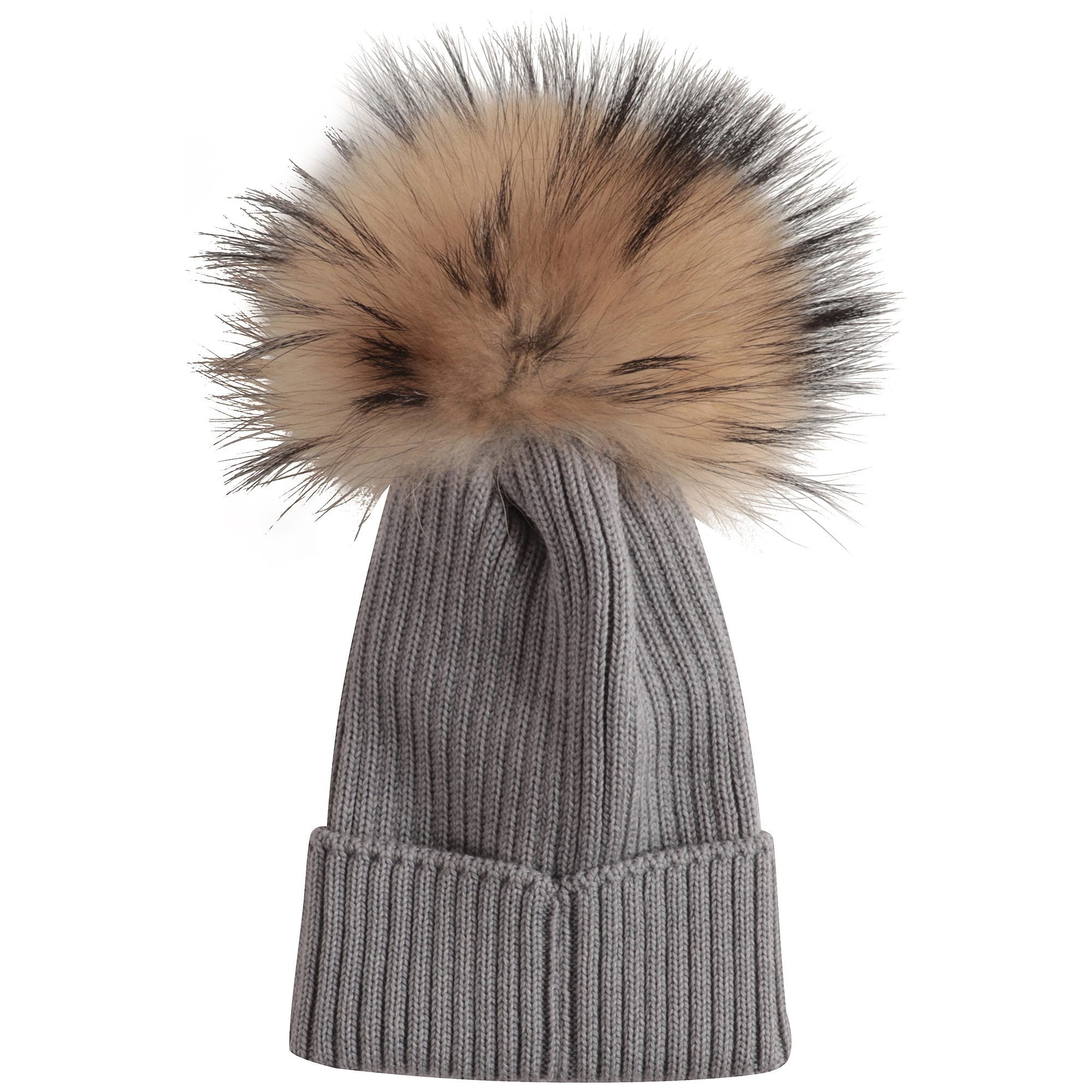 Boys & Girls Grey Wool Hat