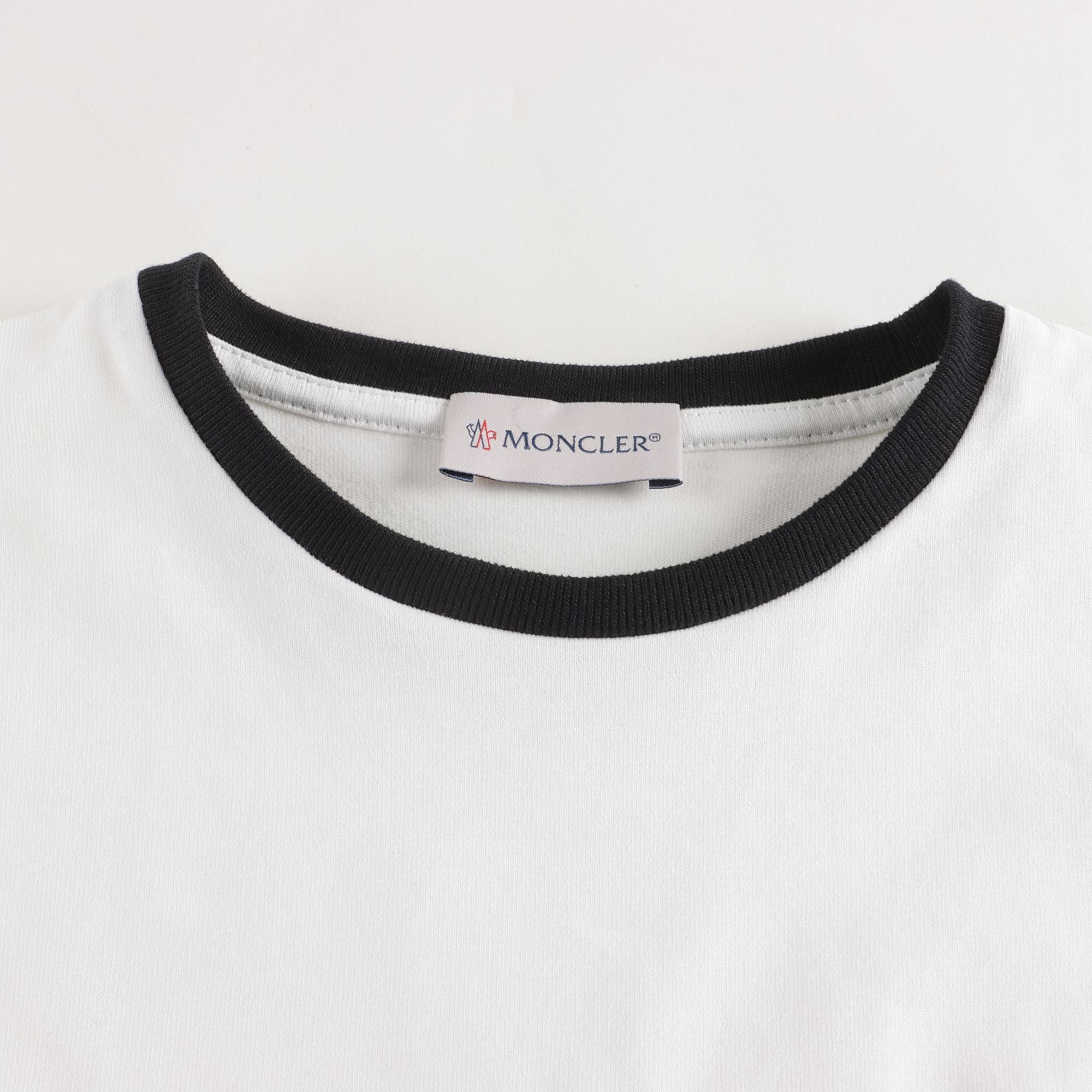 Boys & Girls White Logo Cotton T-Shirt