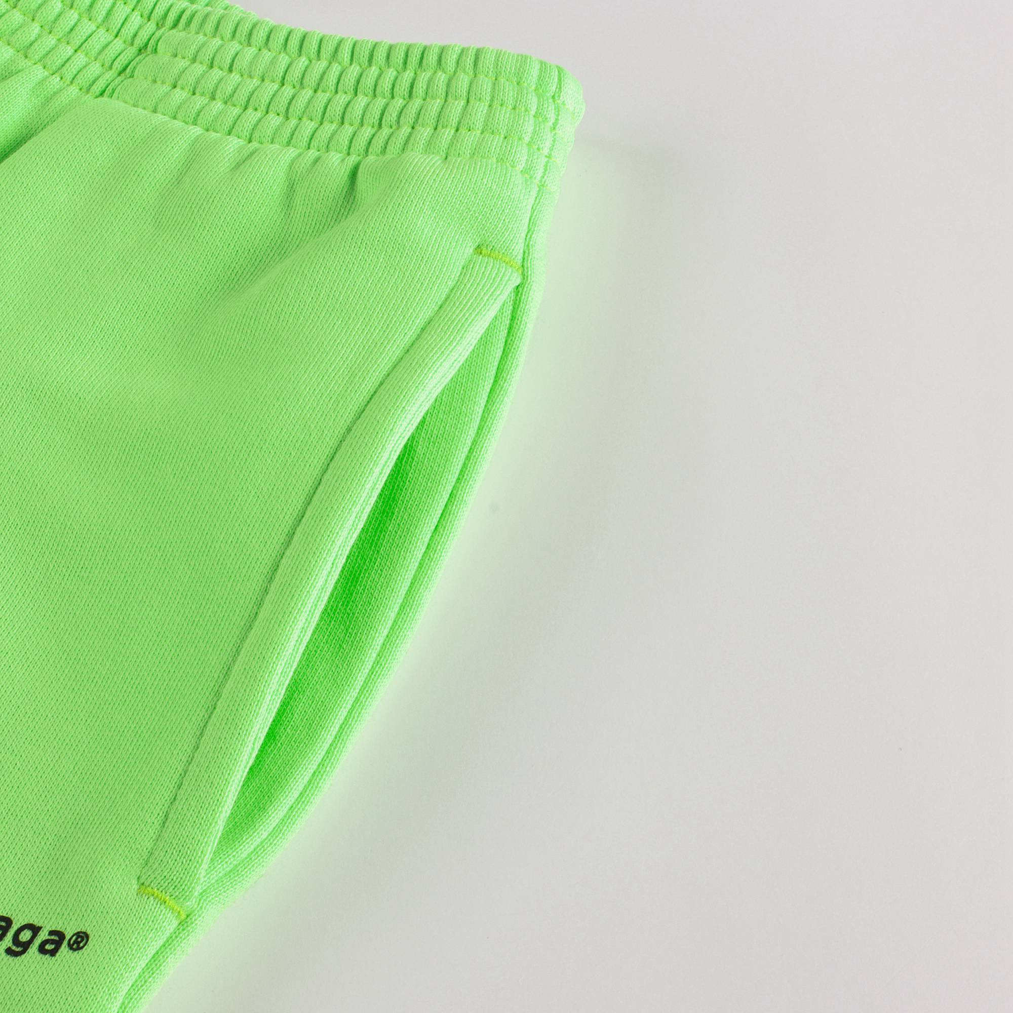 Boys & Girls Green Cotton Shorts