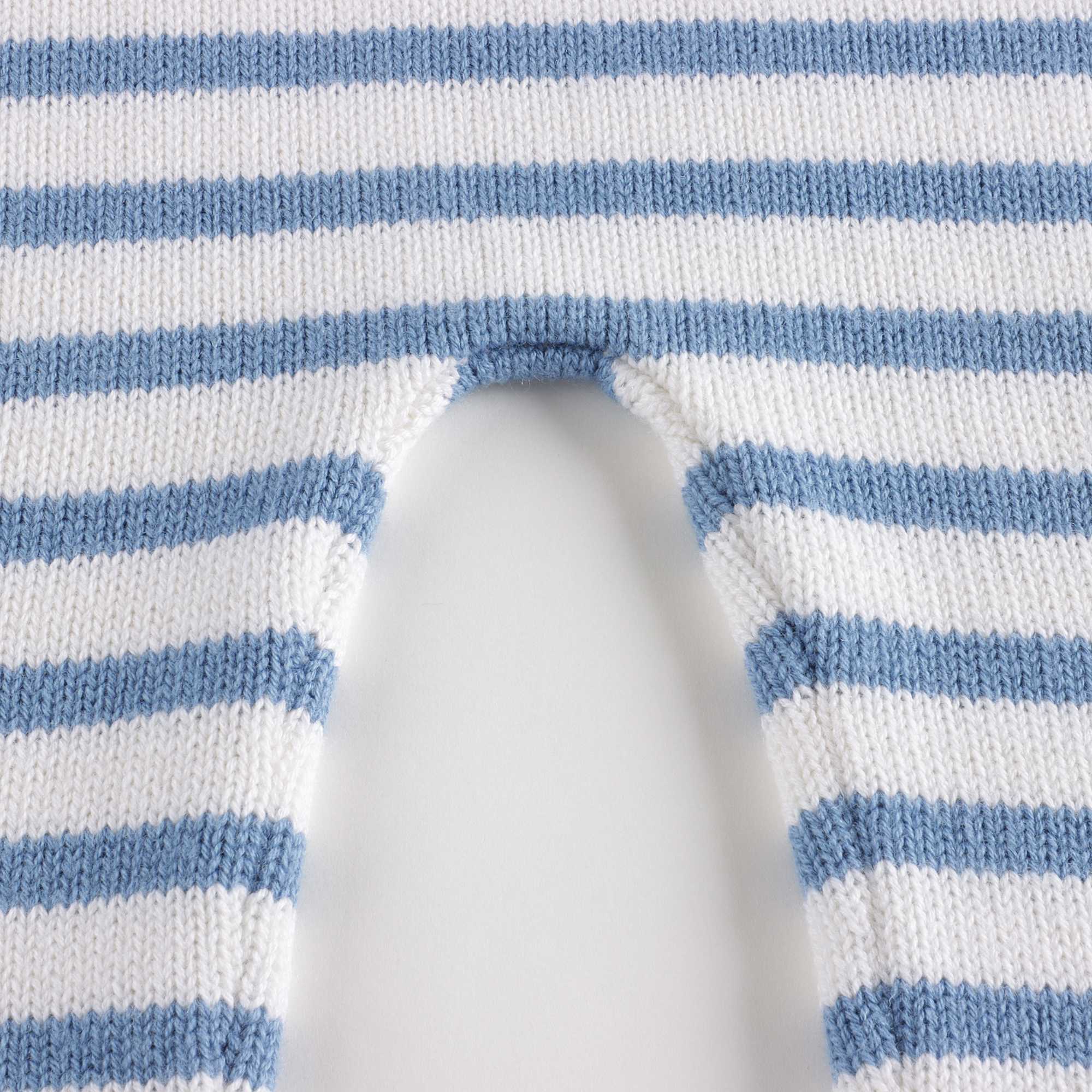 Baby Boys Blue Stripes Wool Set