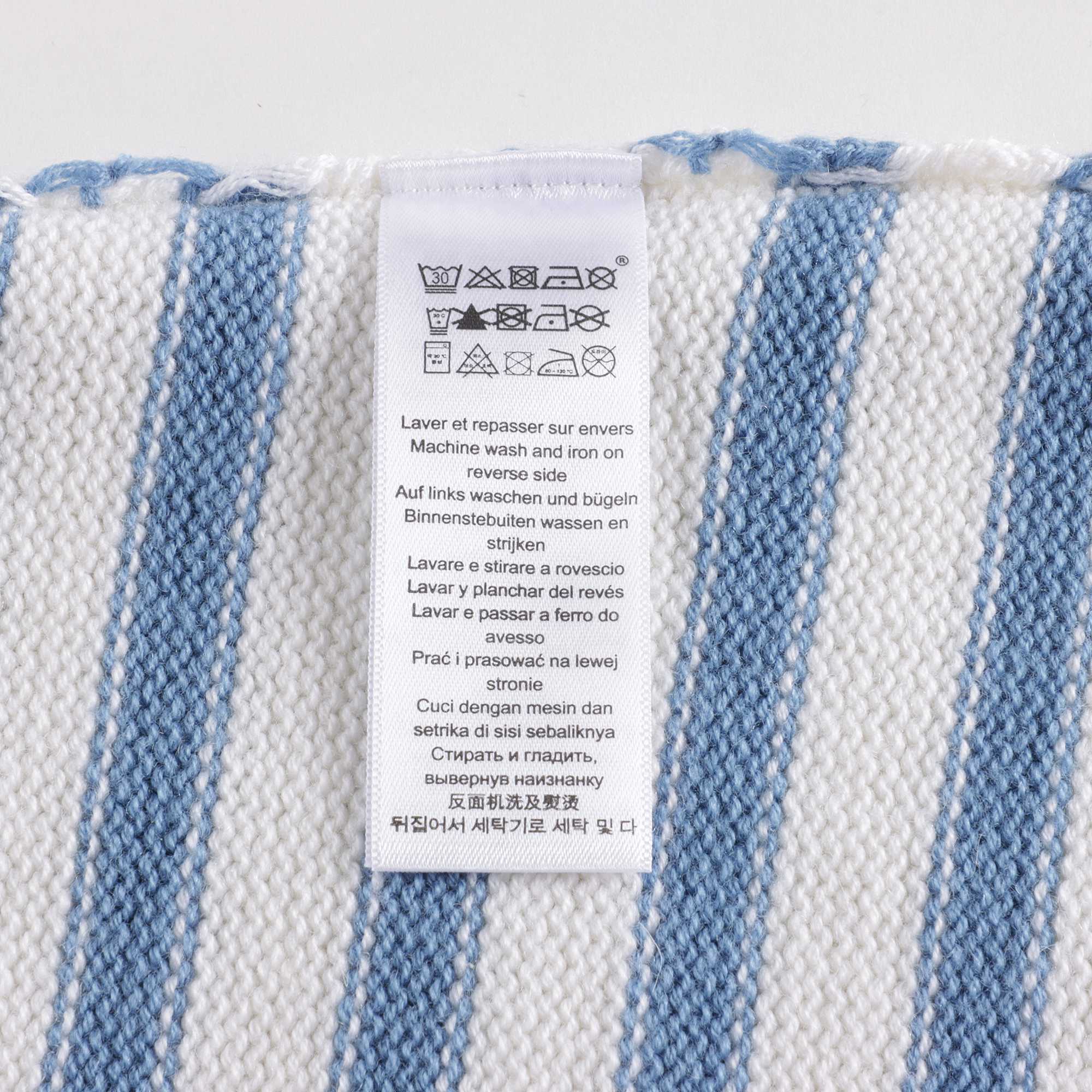 Baby Boys Blue Stripes Wool Set