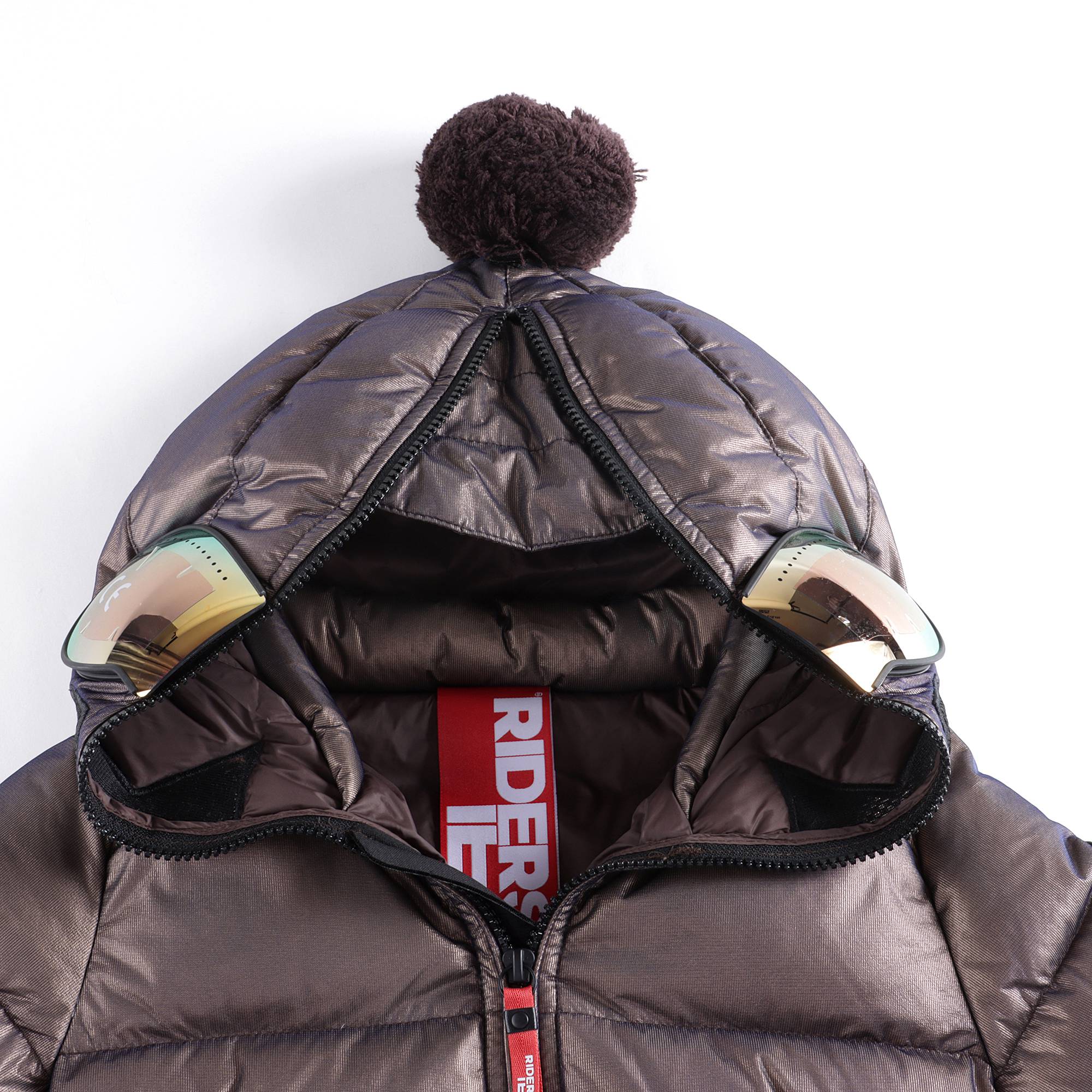 Boys & Girls Chocolate Padded Down Jacket