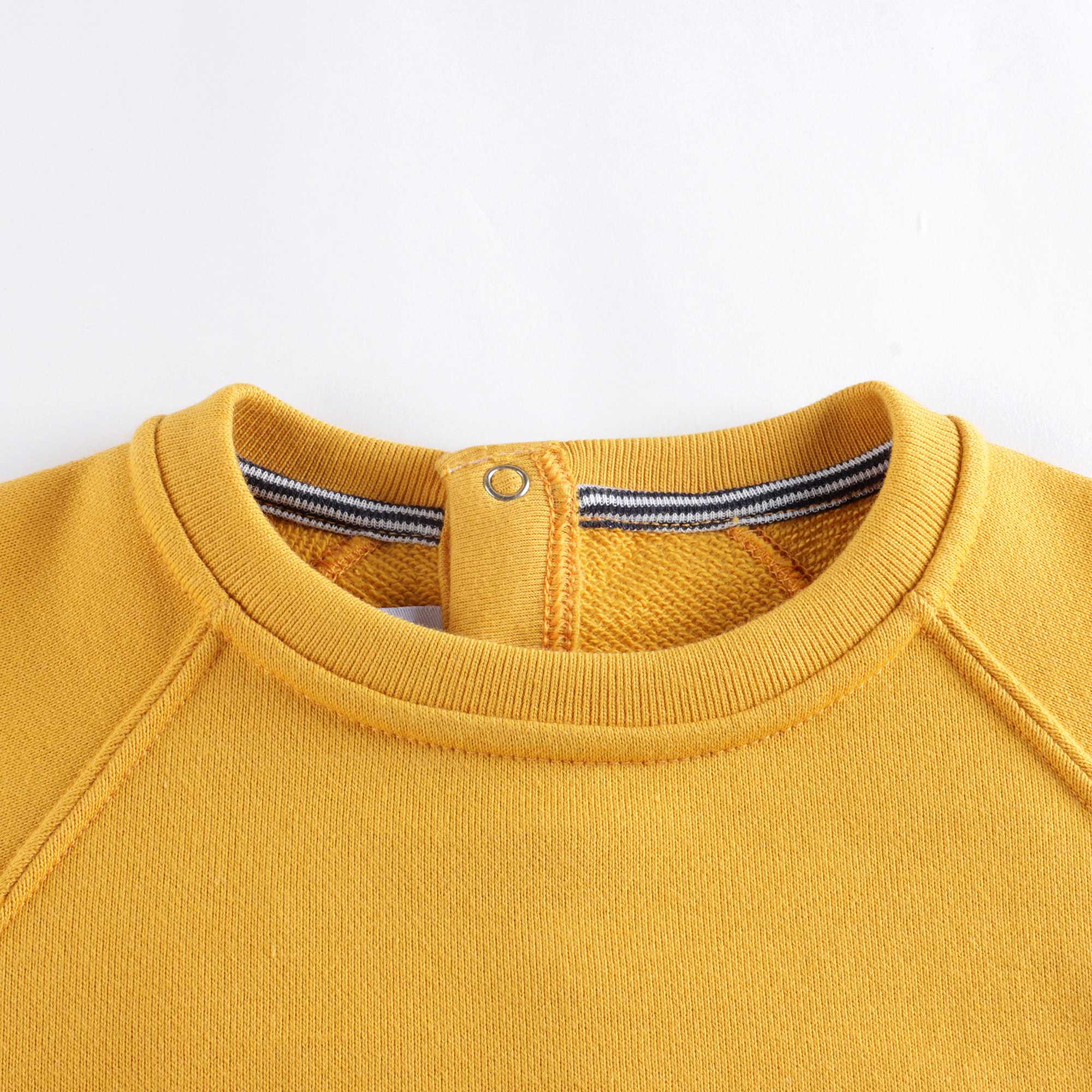 Baby Boys Yellow Cotton Sweatshirt