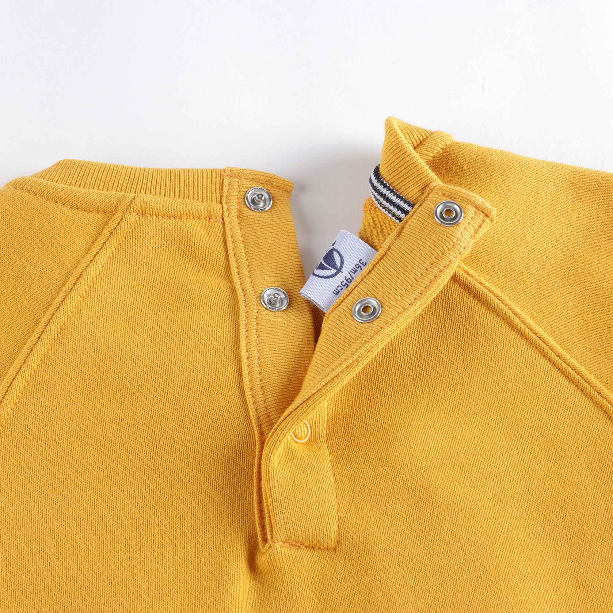 Baby Boys Yellow Cotton Sweatshirt