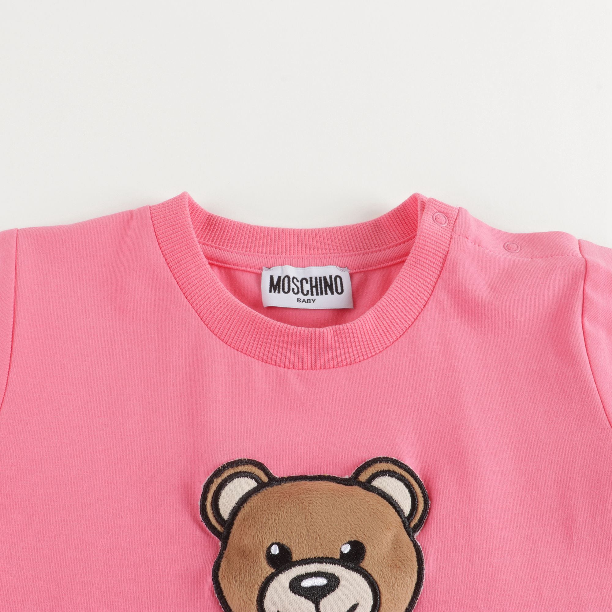 Baby Boys & Girls Pink Cotton T-Shirt