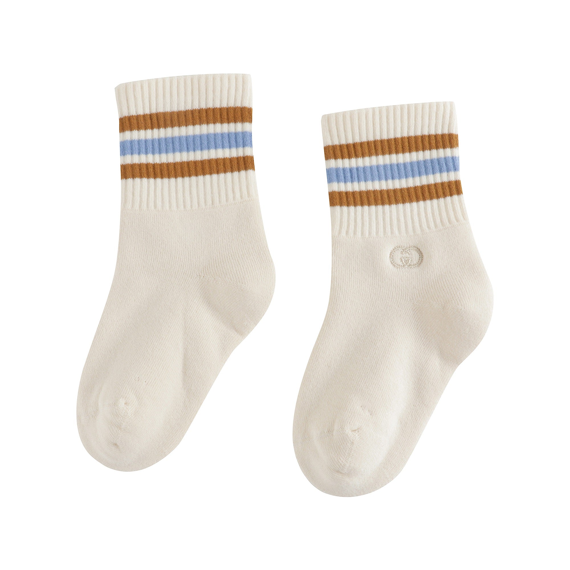 Boys & Girls Ivory GG Cotton Socks