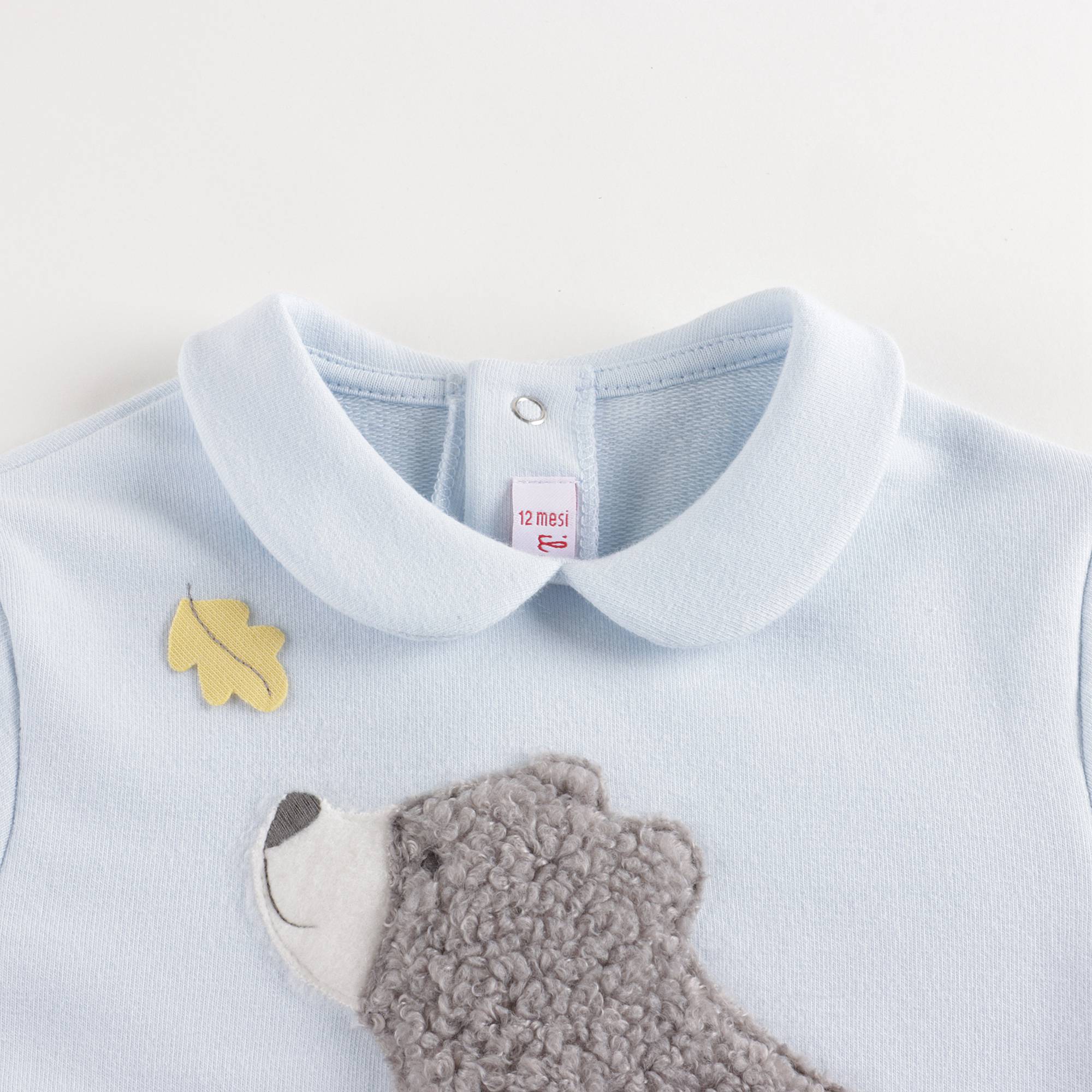 Baby Boys Blue Cotton Babysuit Set